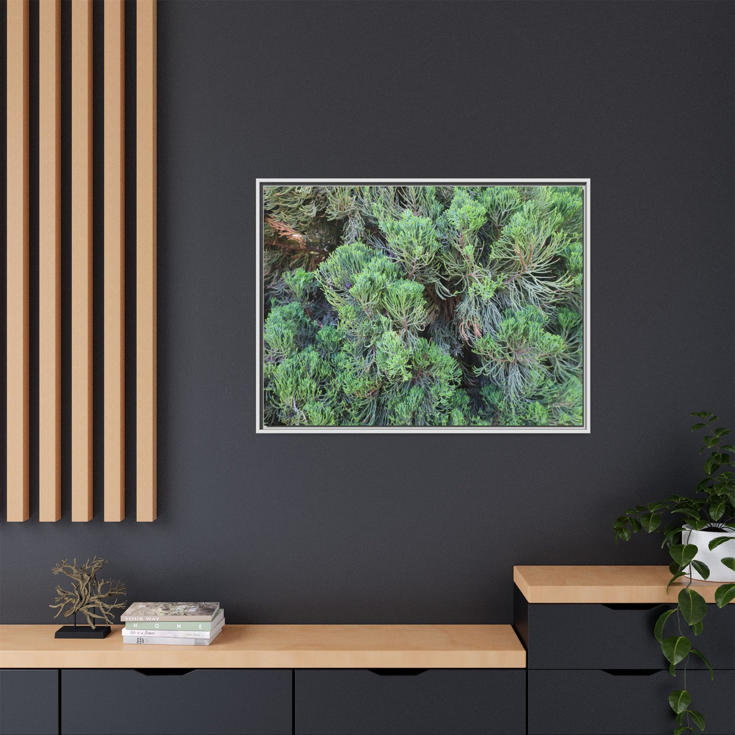 Verdant Whispers - Unique Stretched Canvas Wall Art