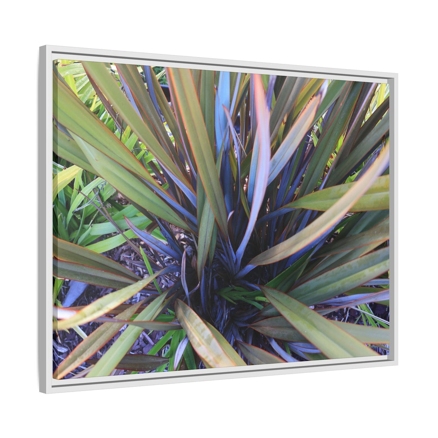 Radiant Leaves - Unique Stretched Canvas Wall Art