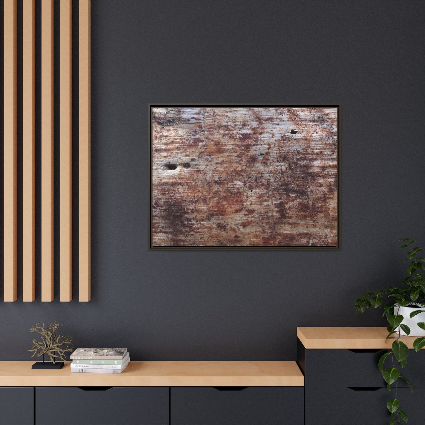 Rustic Textures - Unique Stretched Canvas Wall Art