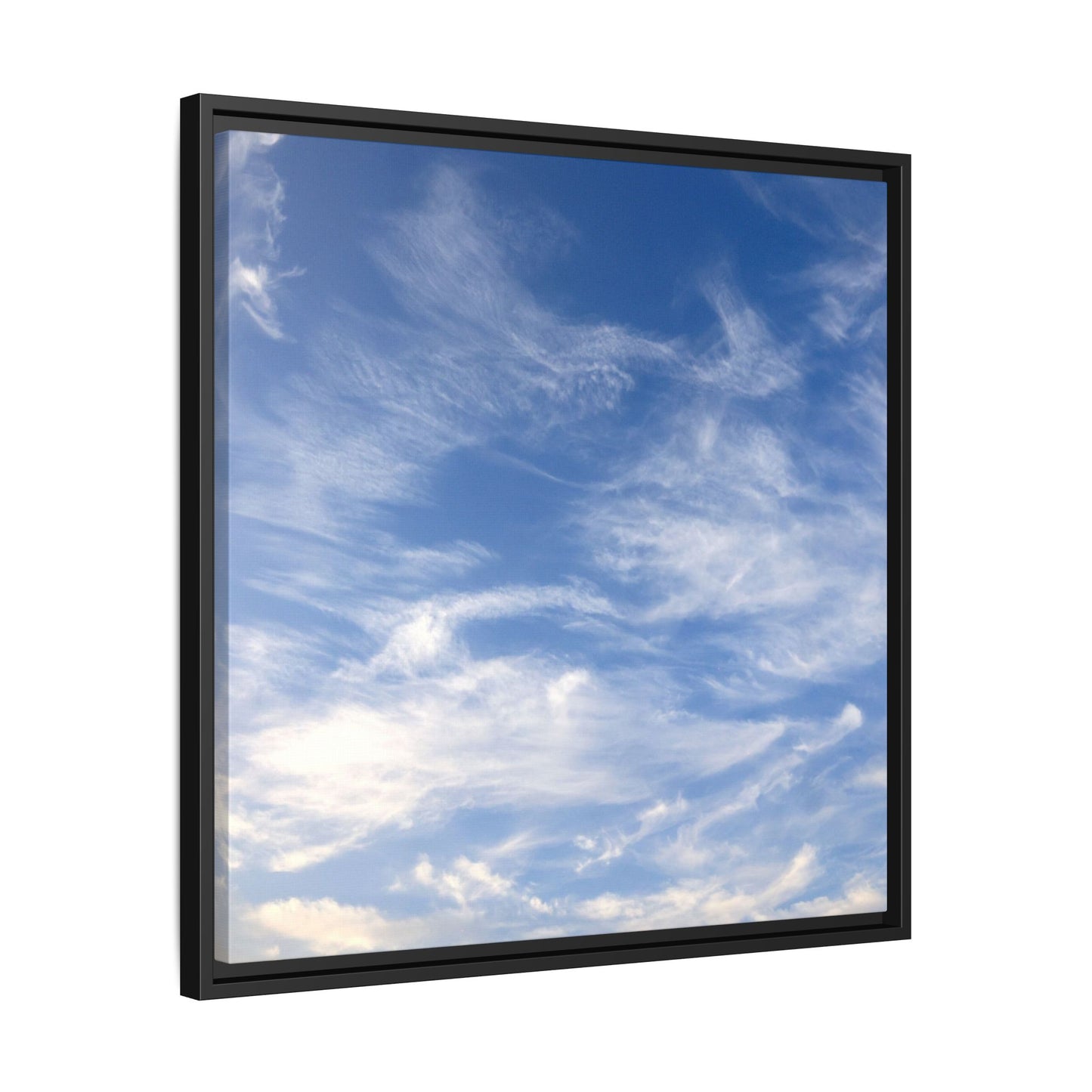 Ethereal Blue Tapestry - Unique Stretched Canvas Wall Art