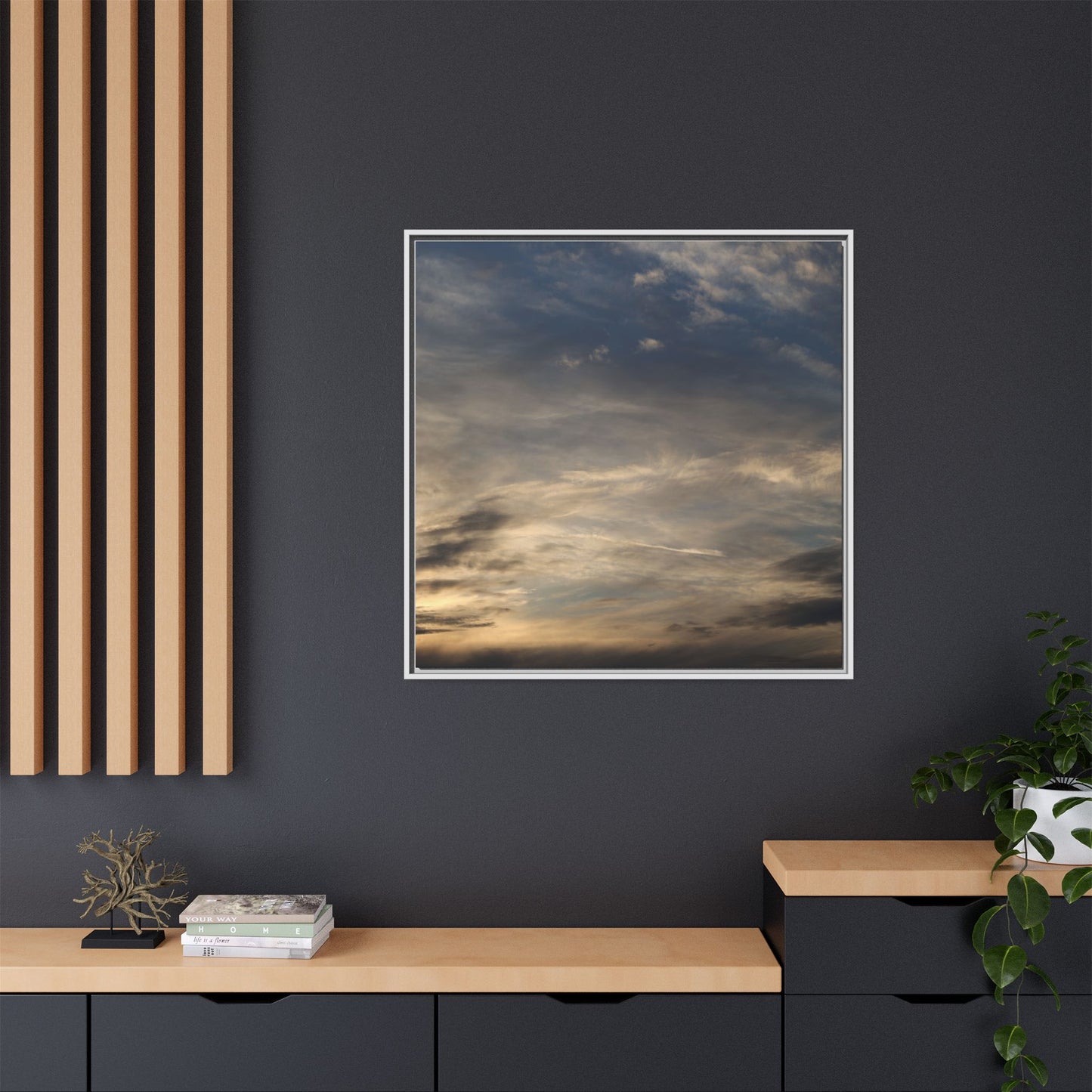 Clouded Thoughts - Unique Stretched Canvas Wall Art