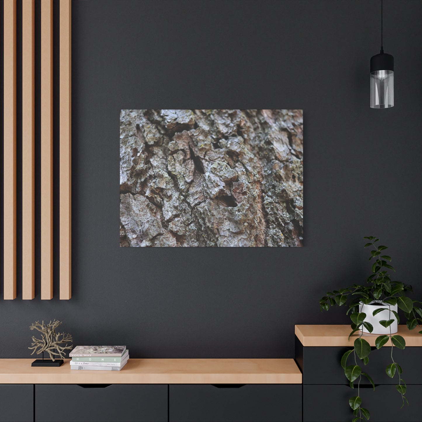 Cracked Echoes - Unique Frameless Canvas Wall Art