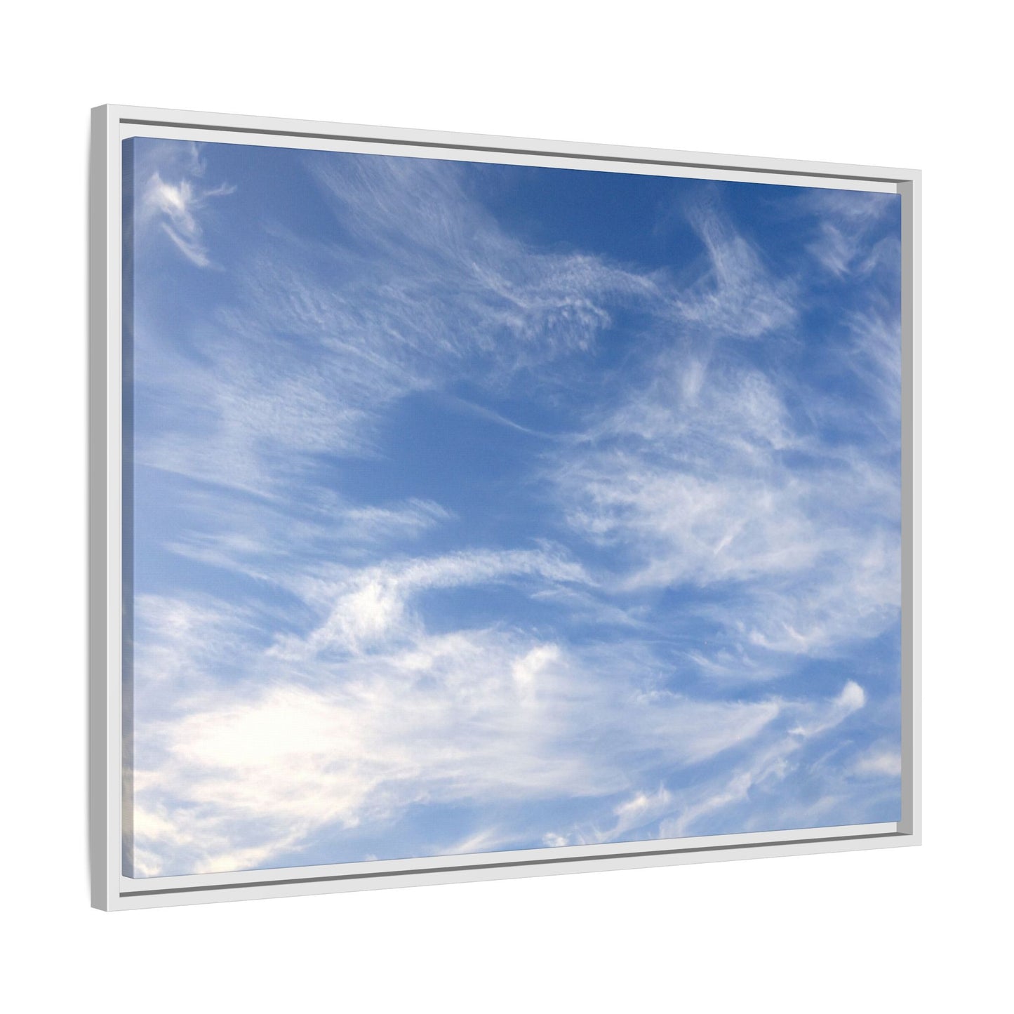 Ethereal Blue Tapestry - Unique Stretched Canvas Wall Art