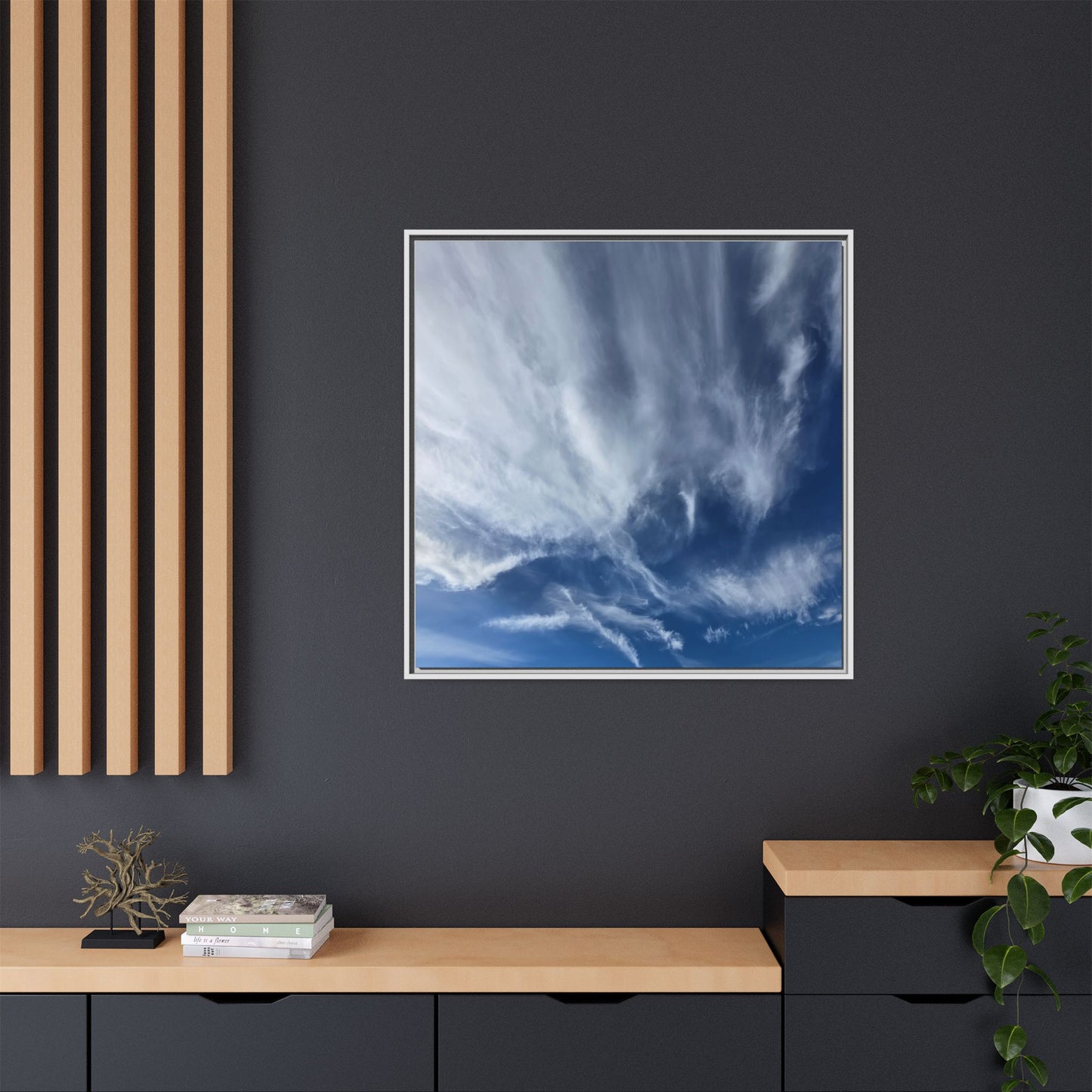 Ethereal Skies - Unique Stretched Canvas Wall Art