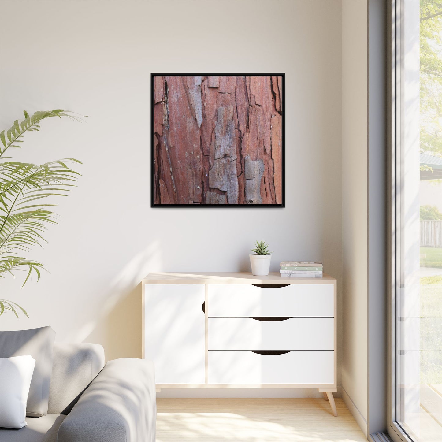 Peeling Bark - Unique Stretched Canvas Wall Art