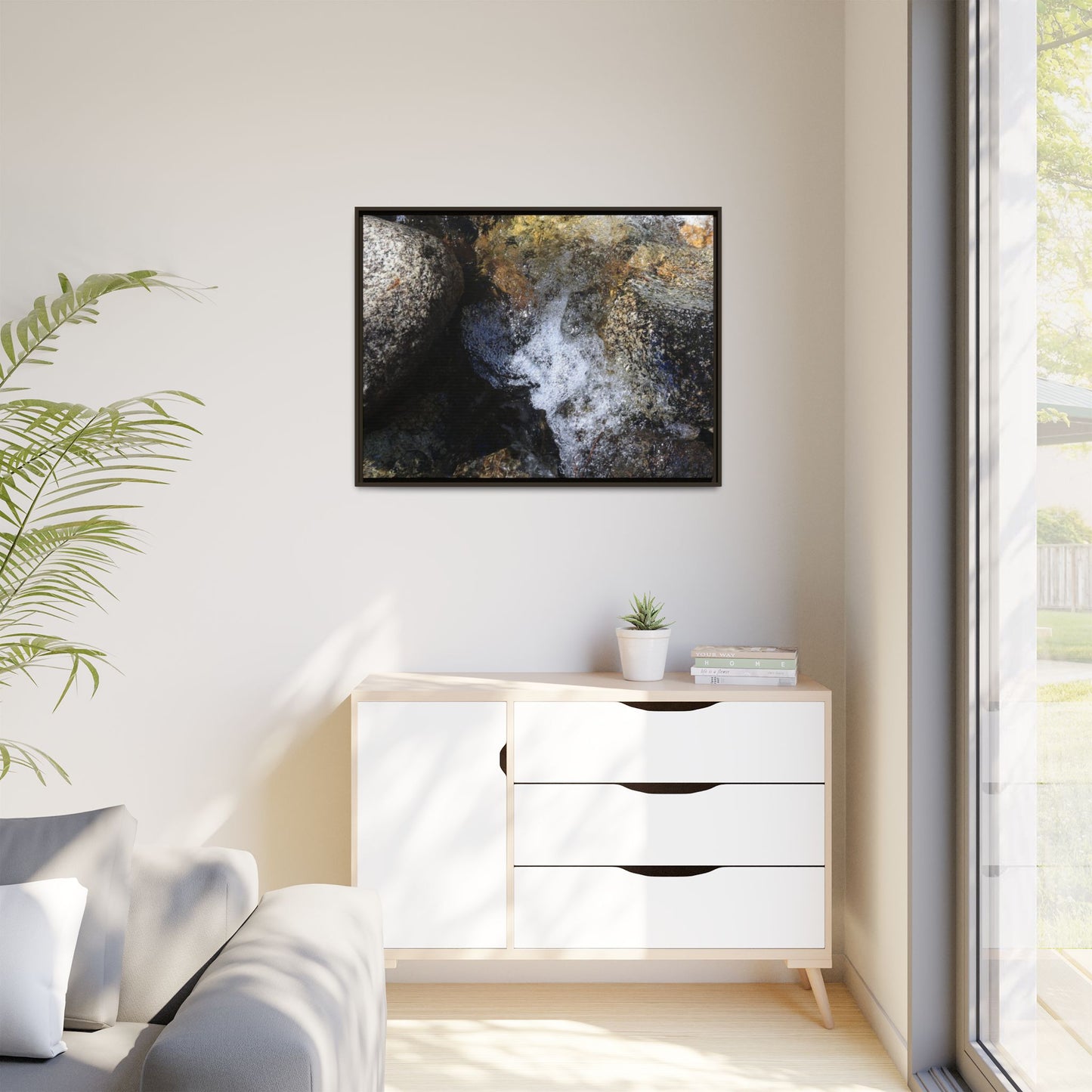 Nature's Turbulence - Unique Stretched Canvas Wall Art