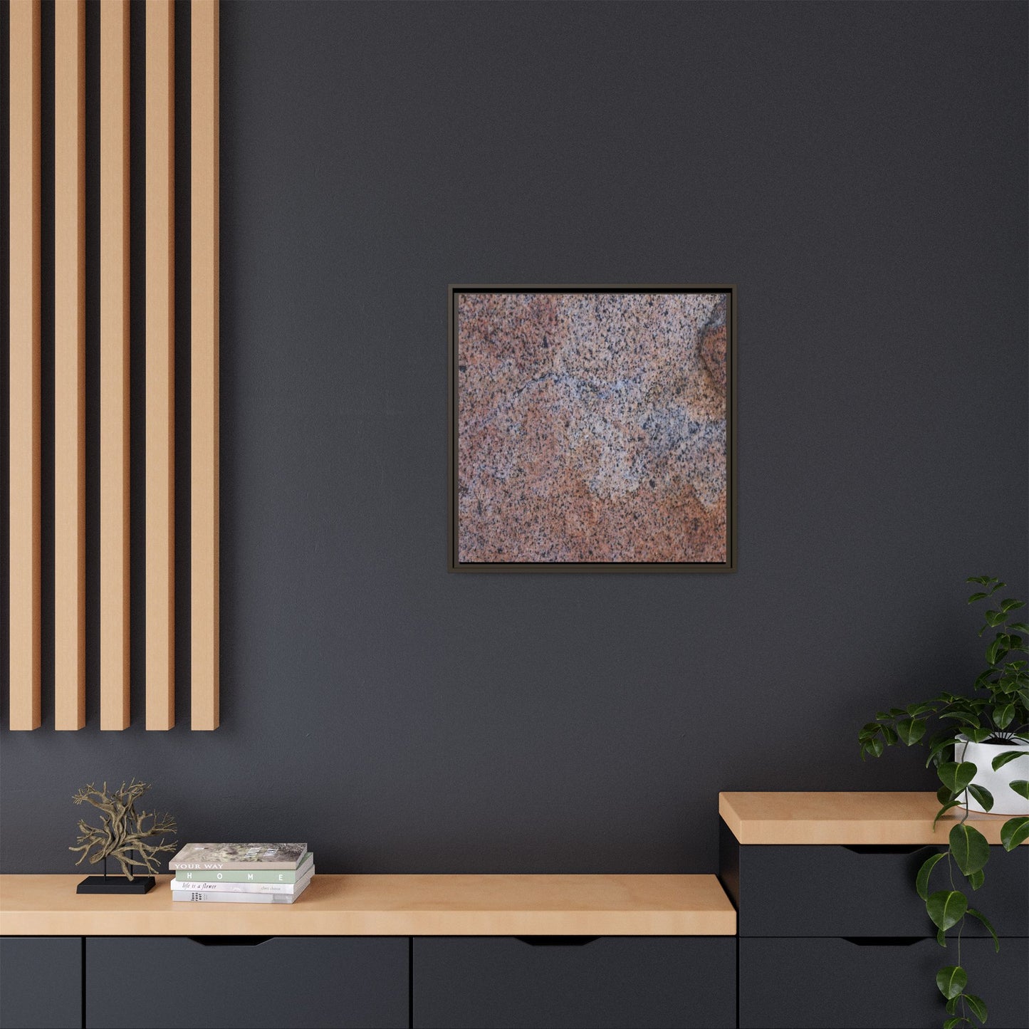 Earthen Mosaic - Unique Stretched Canvas Wall Art