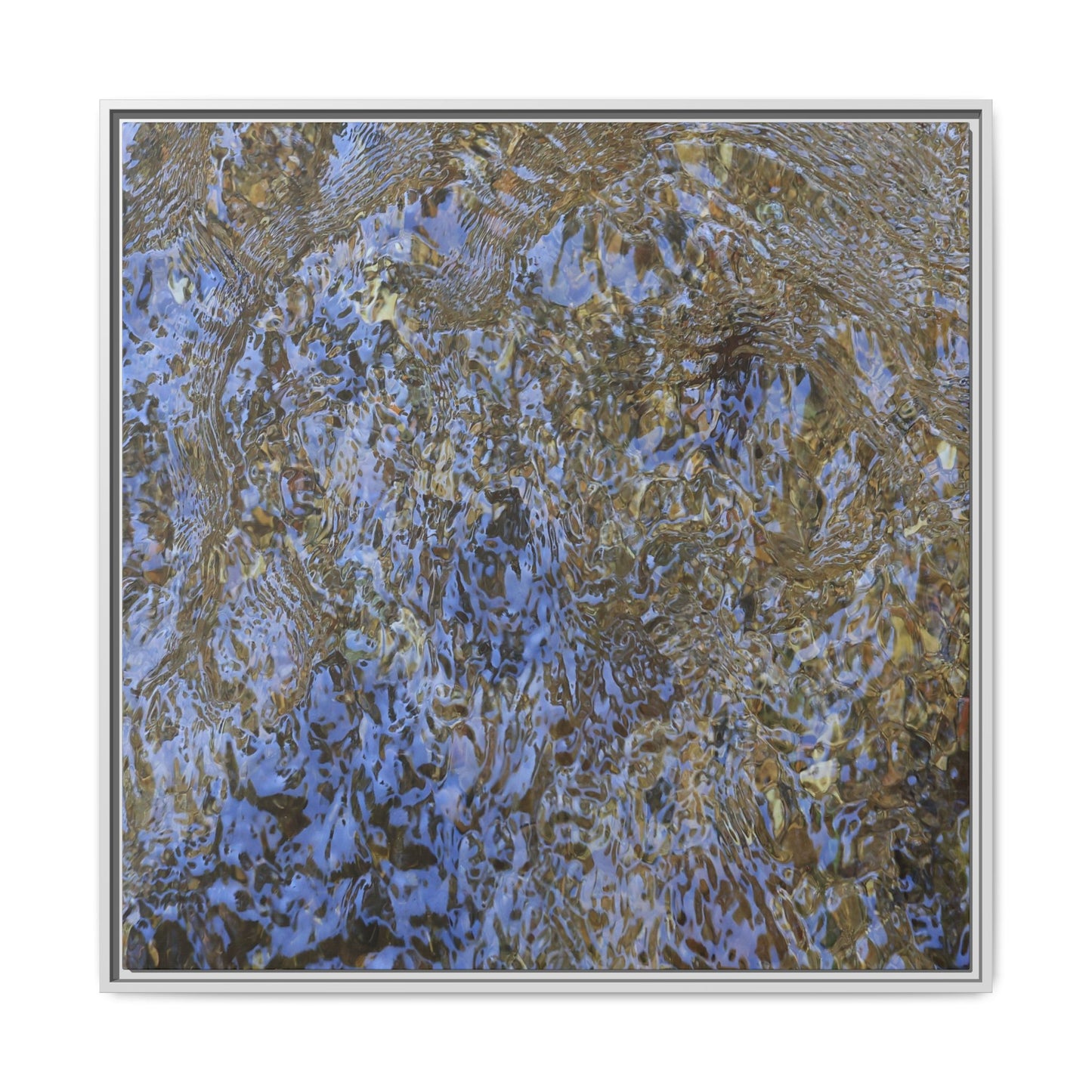 Aquatic Reflections - Unique Stretched Canvas Wall Art