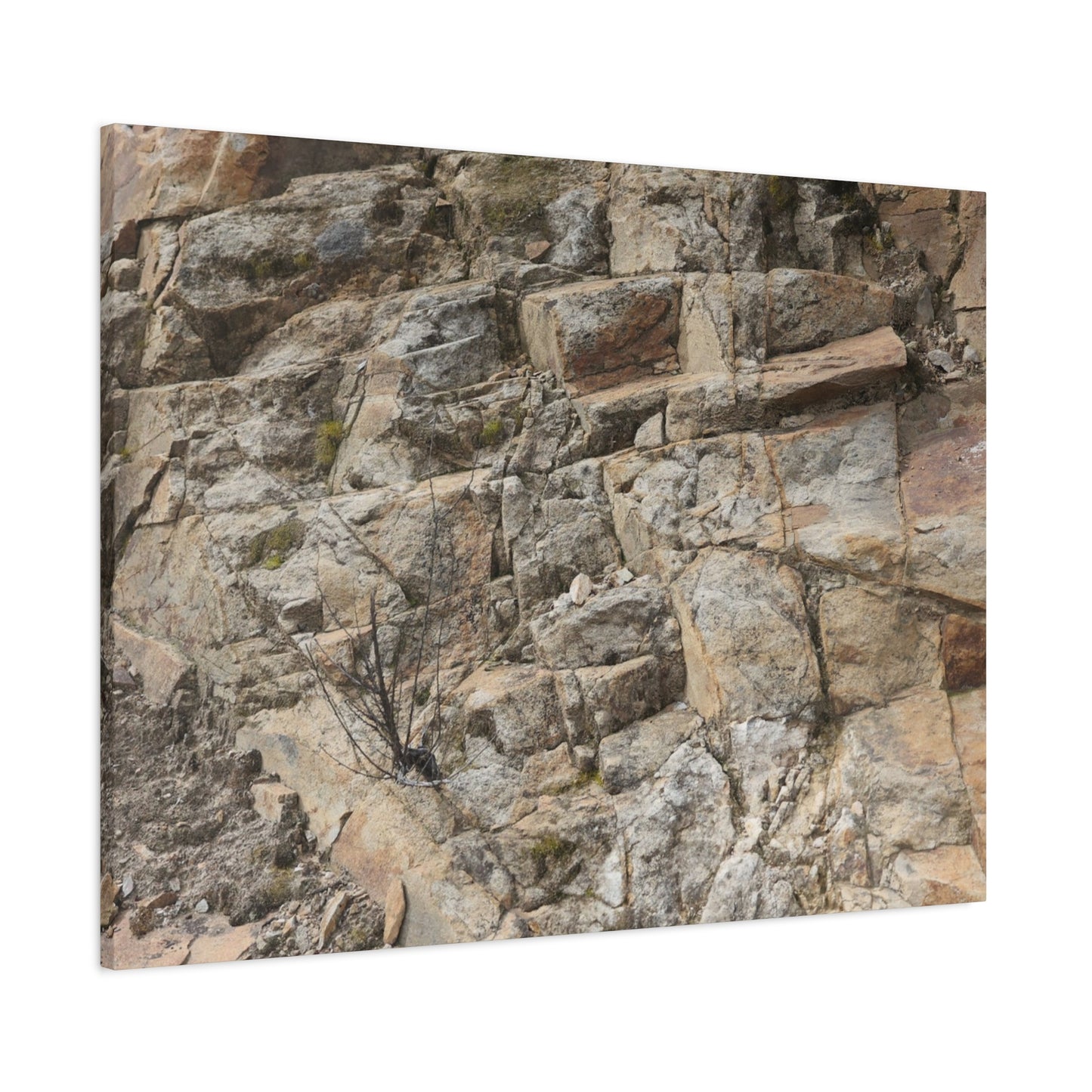Broken Rock Canvas - Unique Frameless Canvas Wall Art