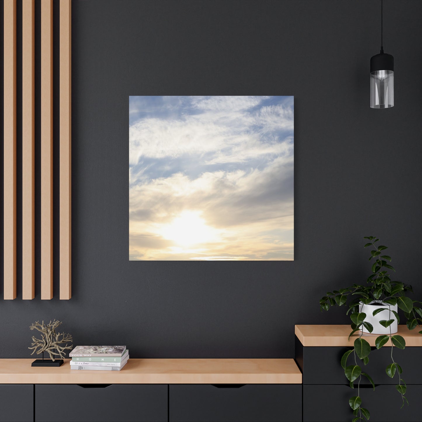 Whispers of Ethereal Light - Unique Frameless Canvas Wall Art