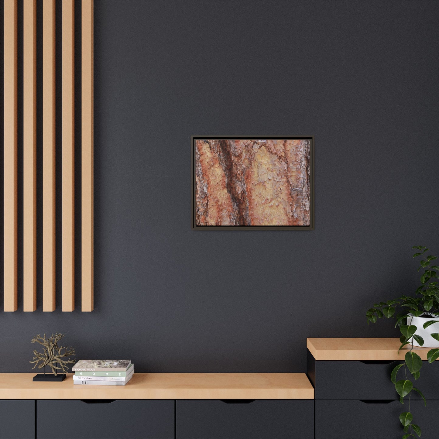 Rustic Rhythms - Unique Stretched Canvas Wall Art