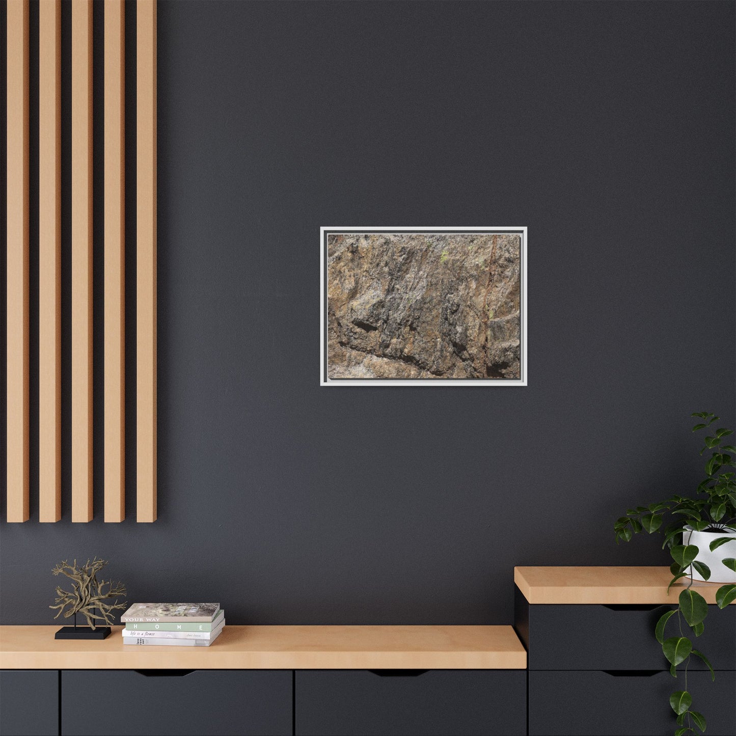 Weathered Time - Unique Stretched Canvas Wall Art