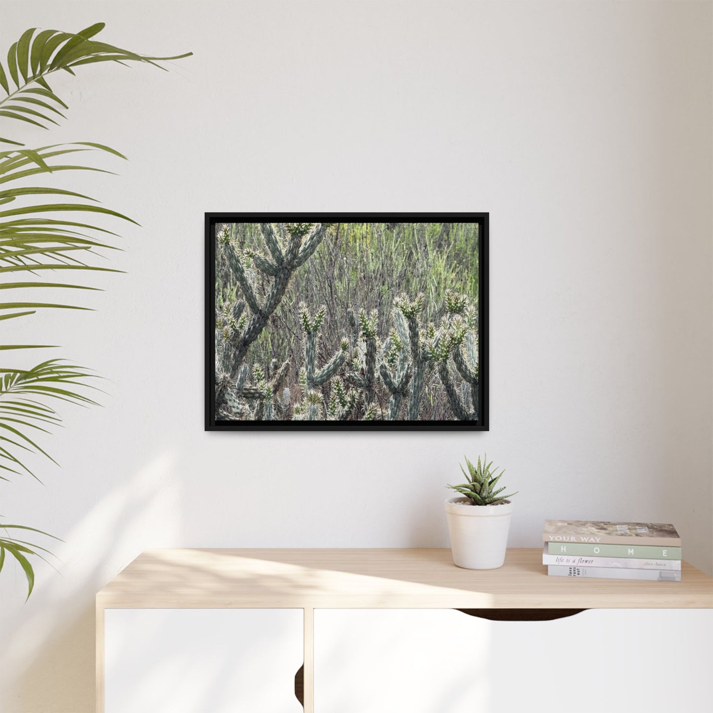 Prickly Paradise - Unique Stretched Canvas Wall Art