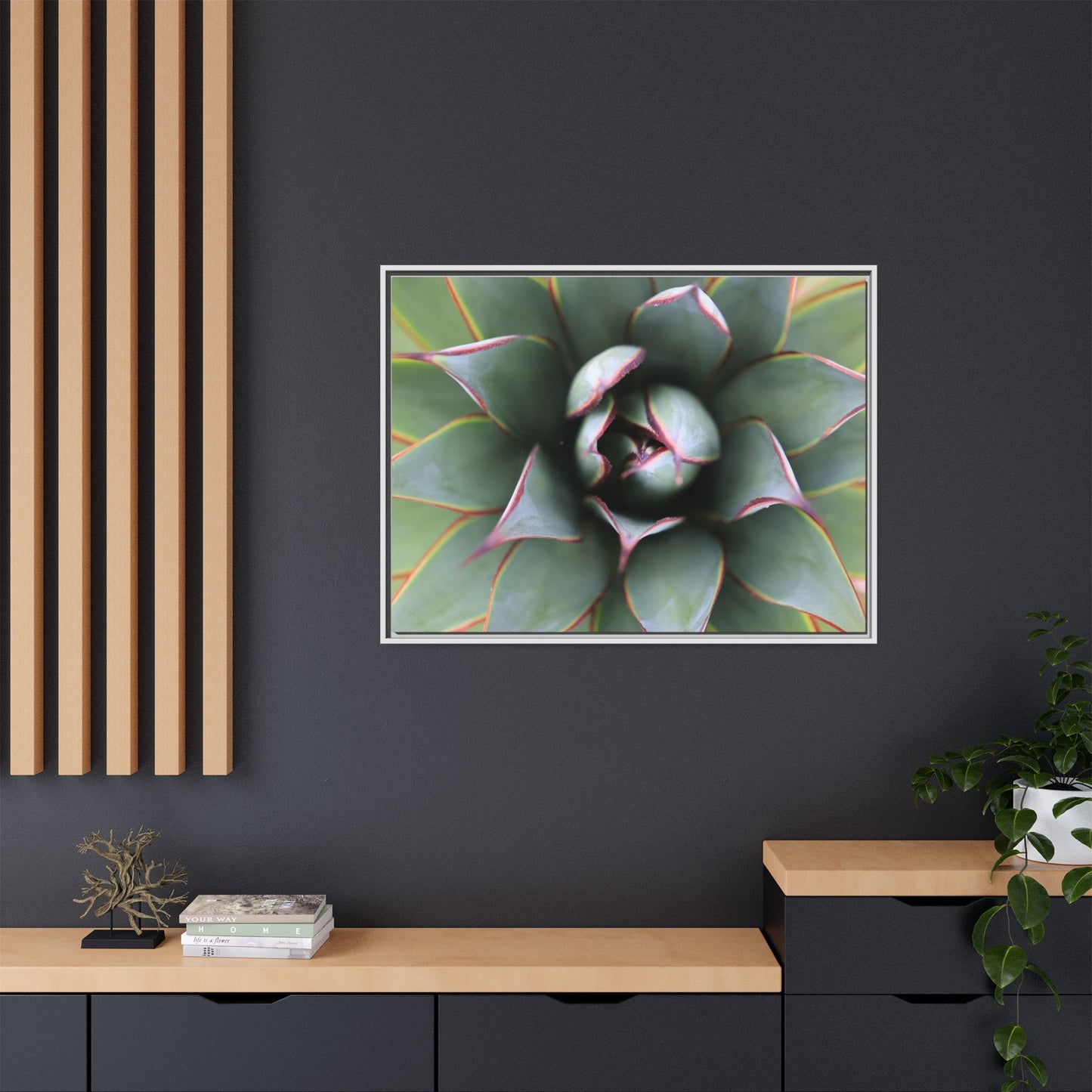 Spiky Elegance - Unique Stretched Canvas Wall Art