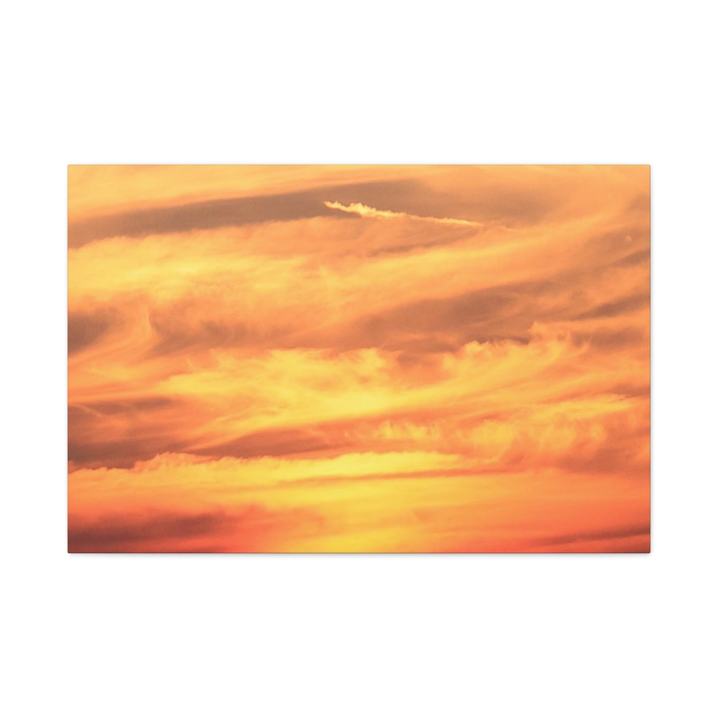Golden Whispers - Unique Frameless Canvas Wall Art