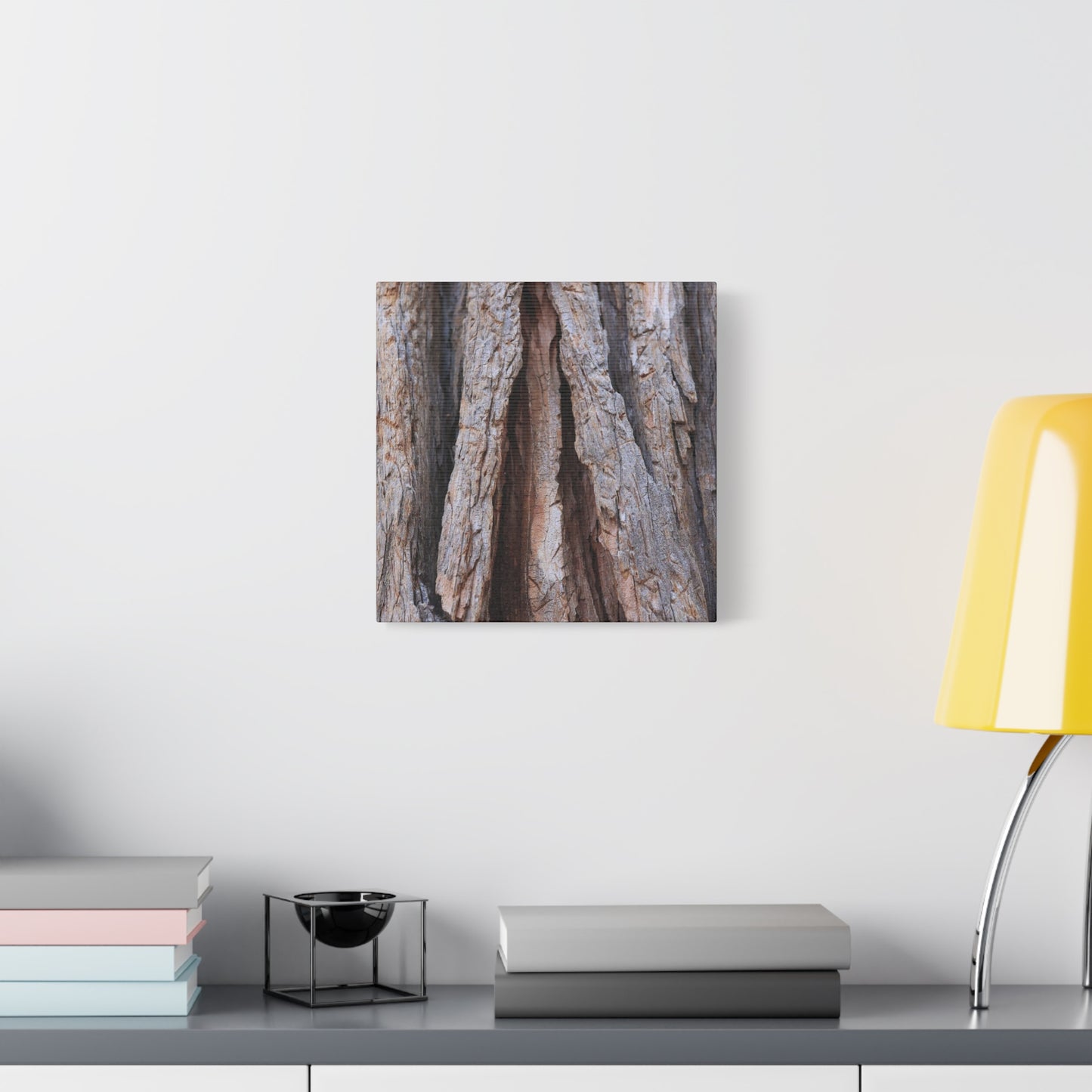 Fractured Skin of Time - Unique Frameless Canvas Wall Art