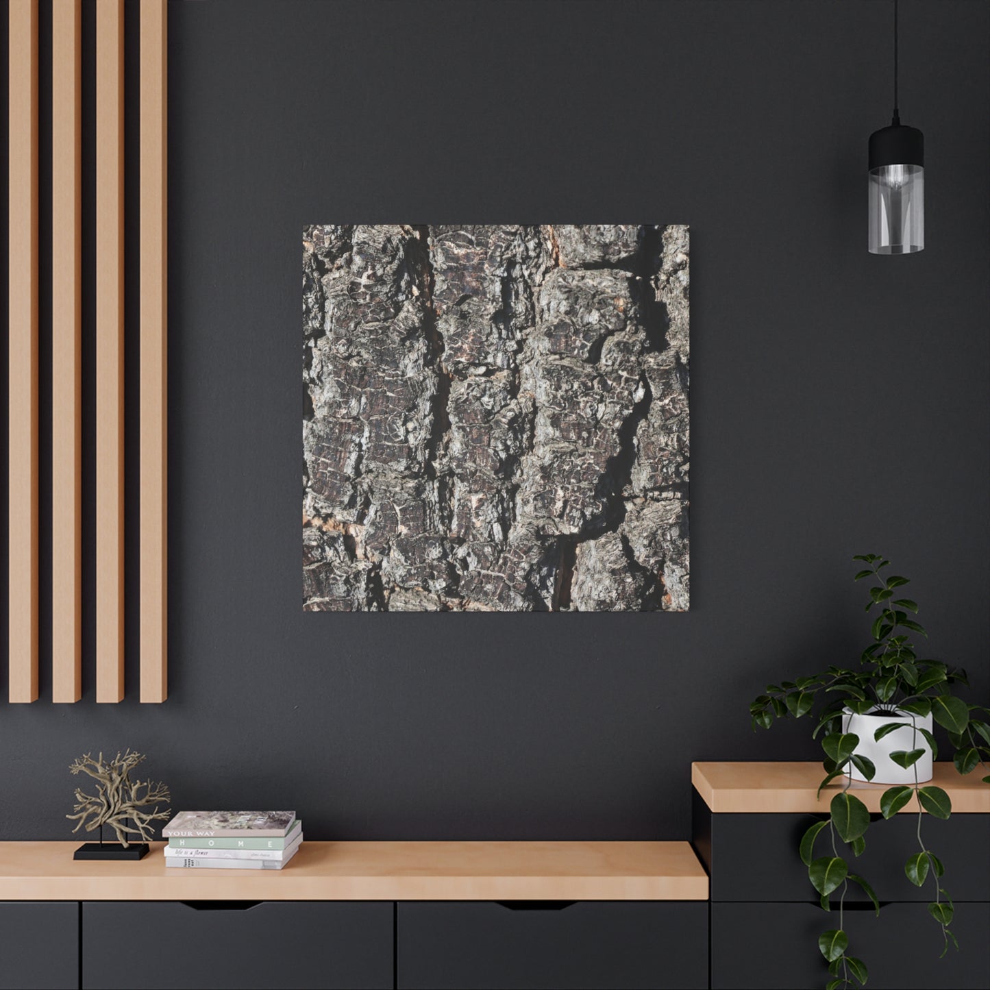 Cracked Skin of Earth - Unique Frameless Canvas Wall Art