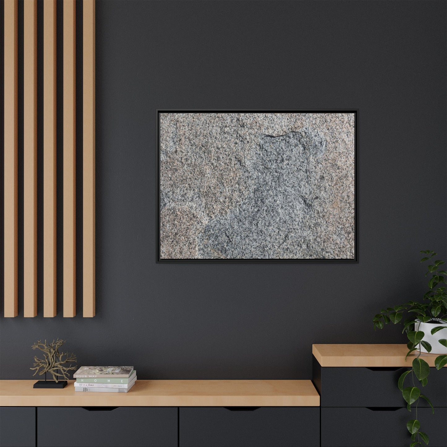 Stone Symphony - Unique Stretched Canvas Wall Art