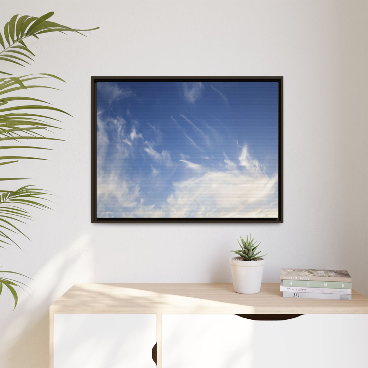 Whispers of Sky - Unique Stretched Canvas Wall Art