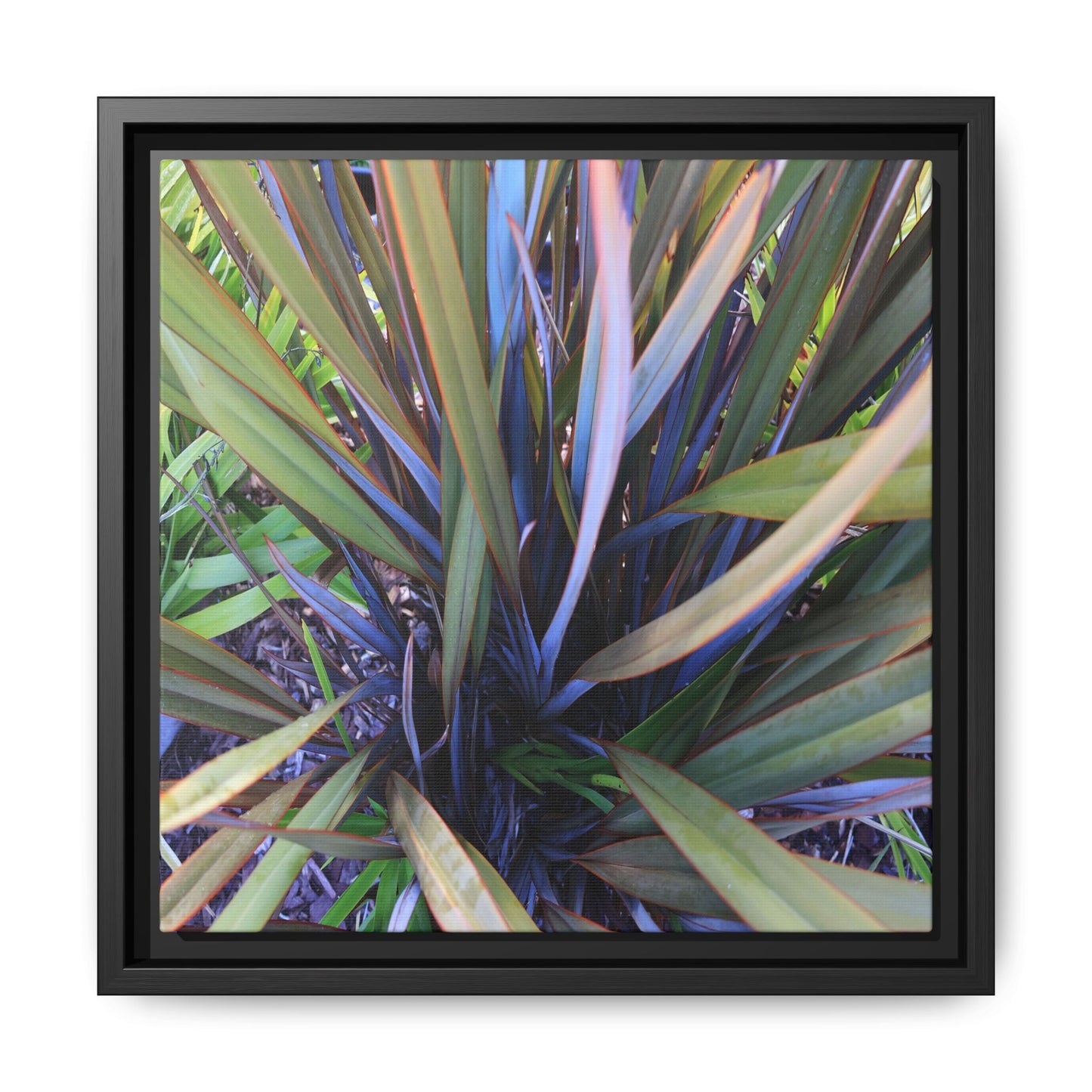 Radiant Leaves - Unique Stretched Canvas Wall Art
