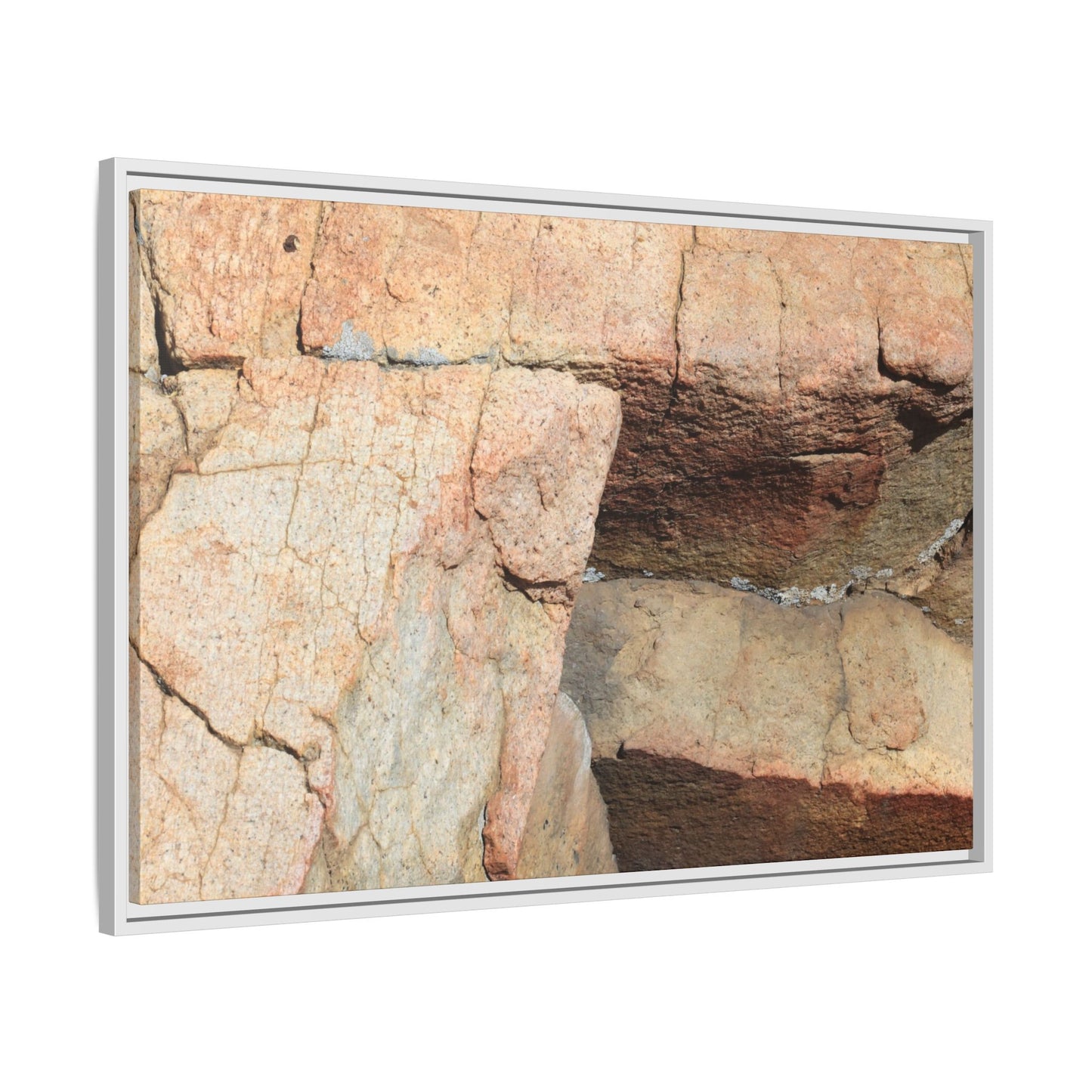 Fractured Stone - Unique Stretched Canvas Wall Art