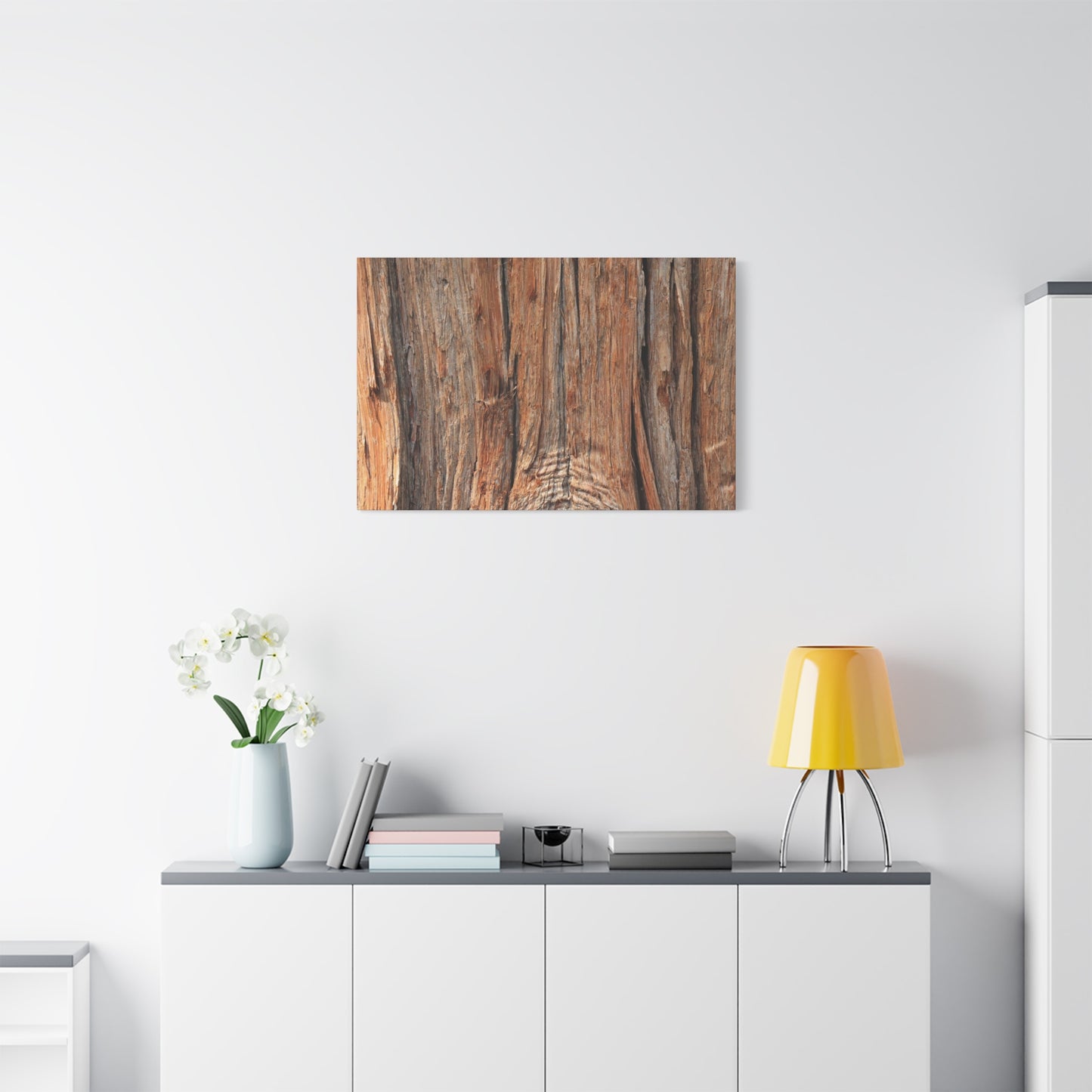Bark's Ancient Whispers - Unique Frameless Canvas Wall Art
