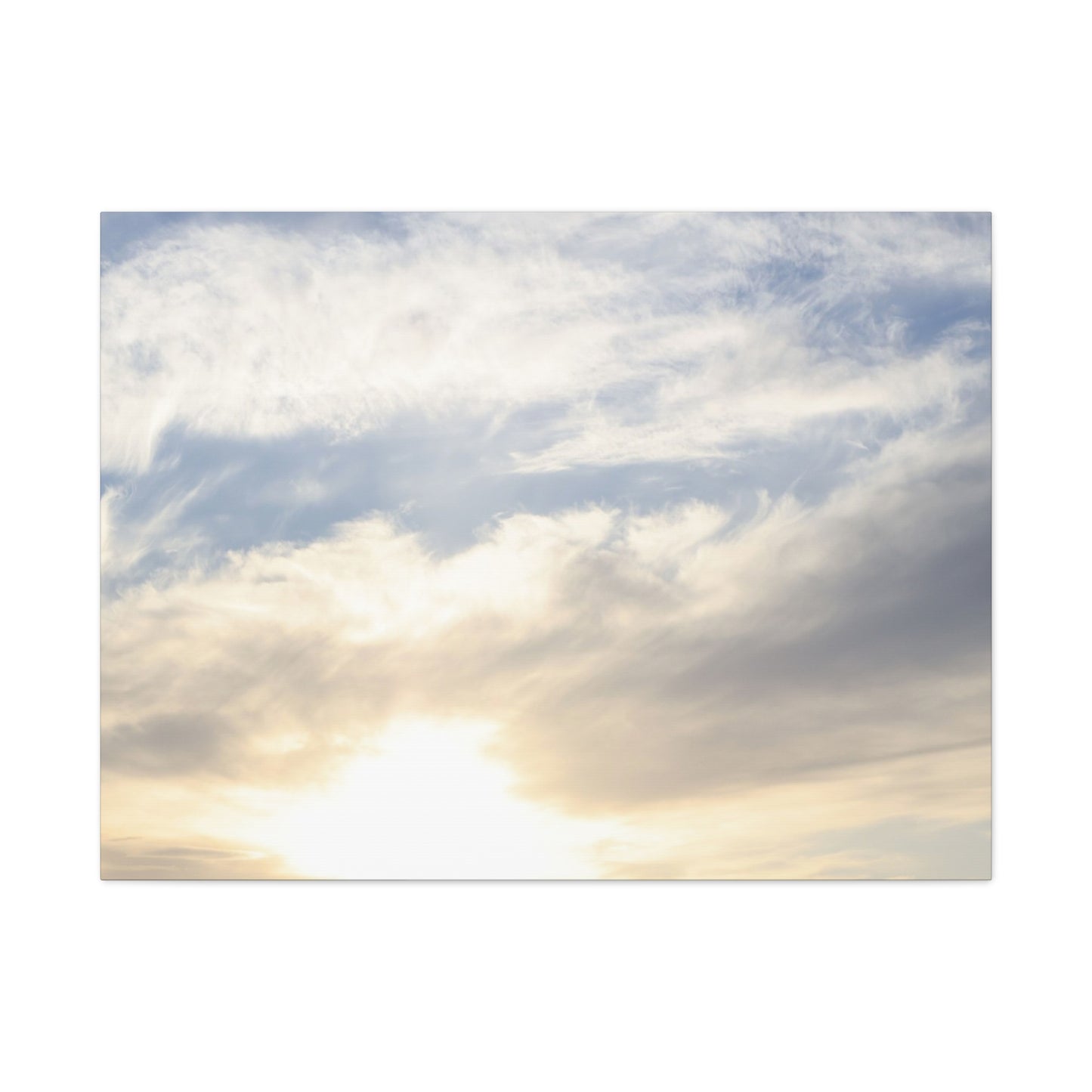 Whispers of Ethereal Light - Unique Frameless Canvas Wall Art