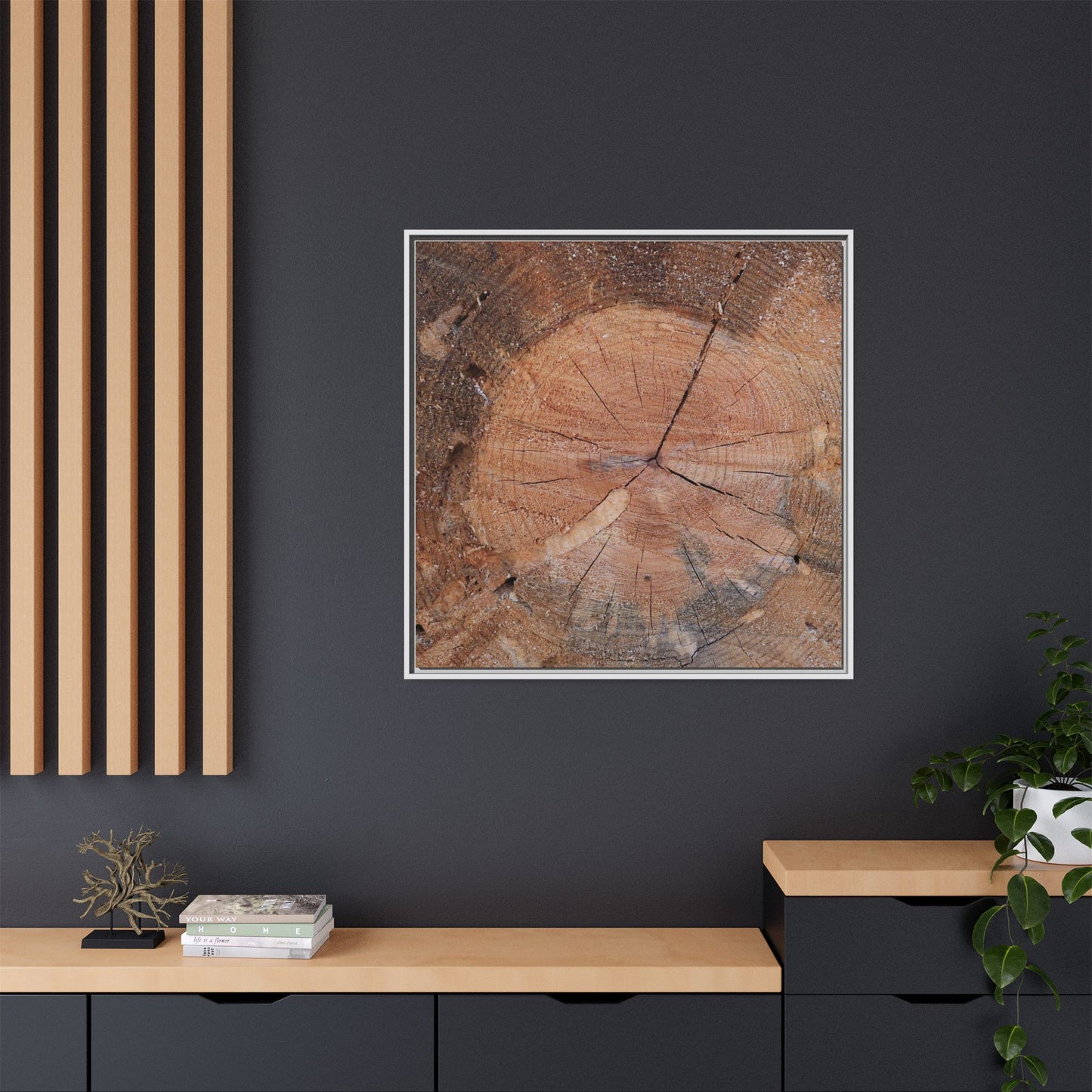 Concentric Memories - Unique Stretched Canvas Wall Art