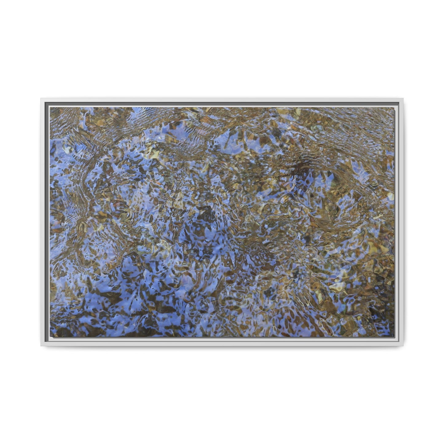 Aquatic Reflections - Unique Stretched Canvas Wall Art