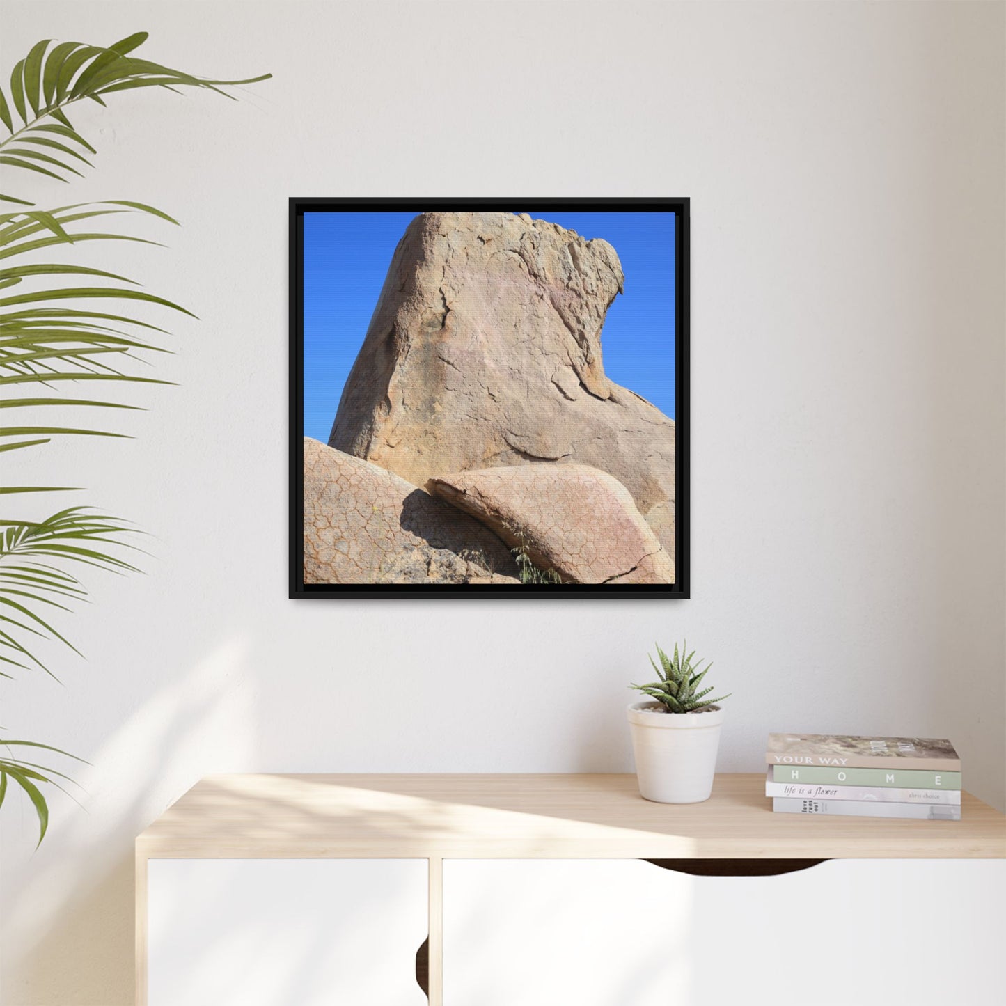 Rocky Sentinel - Unique Stretched Canvas Wall Art