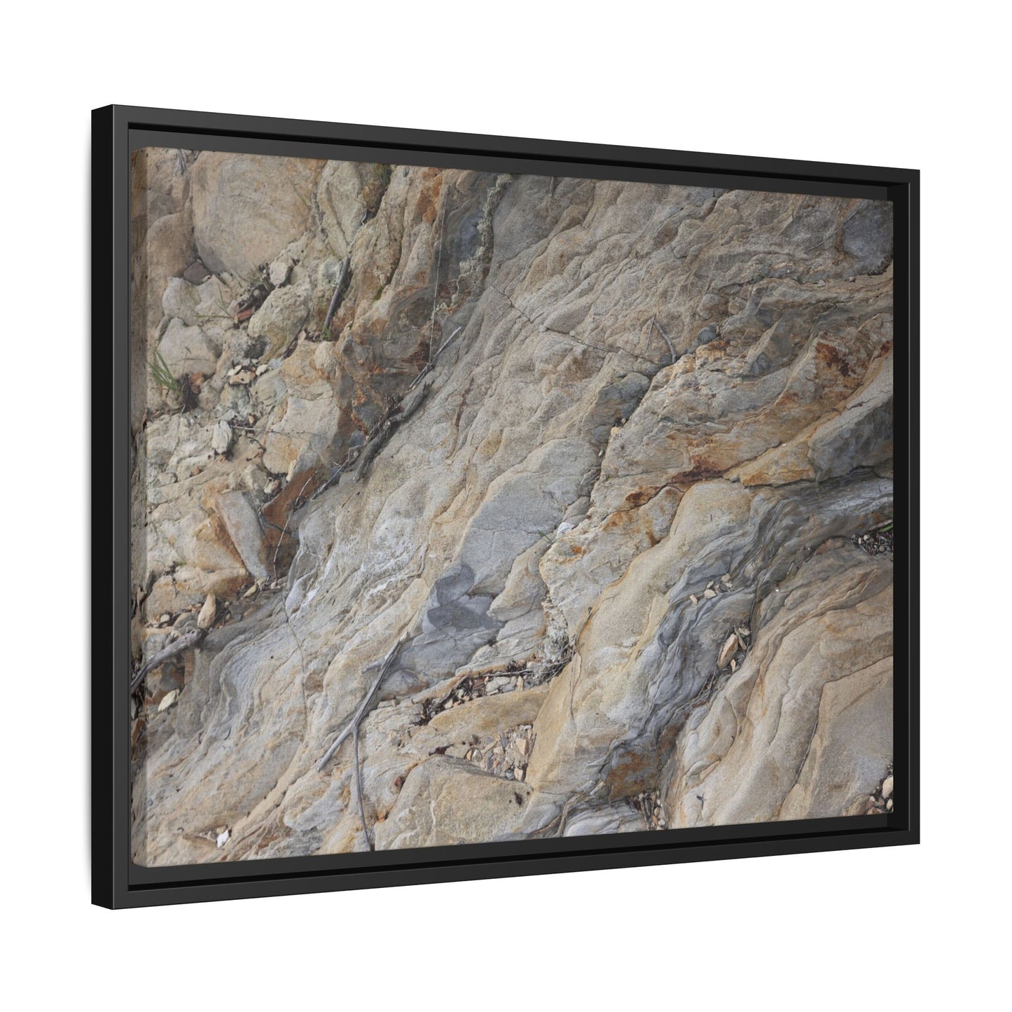 Layers of Earth's History - Unique Stretched Canvas Wall Art