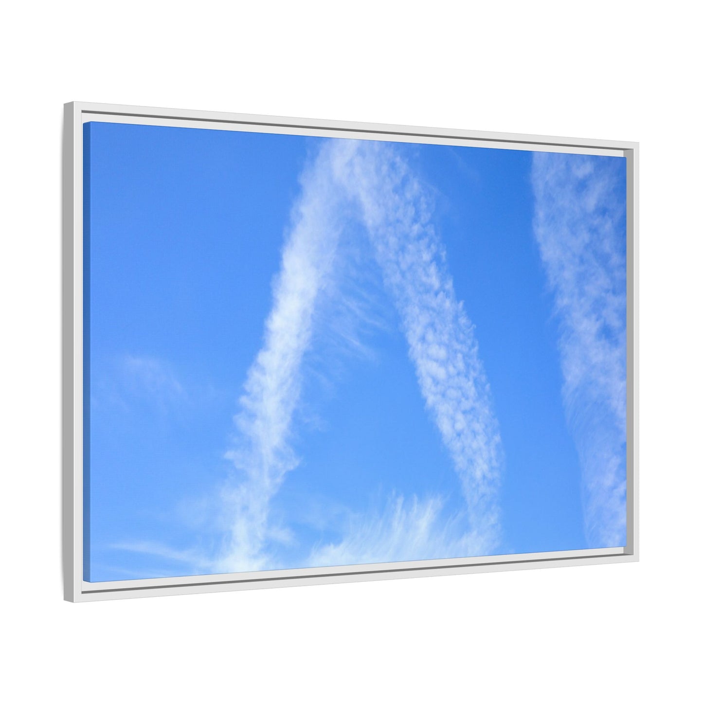 Skyward Whispers - Unique Stretched Canvas Wall Art