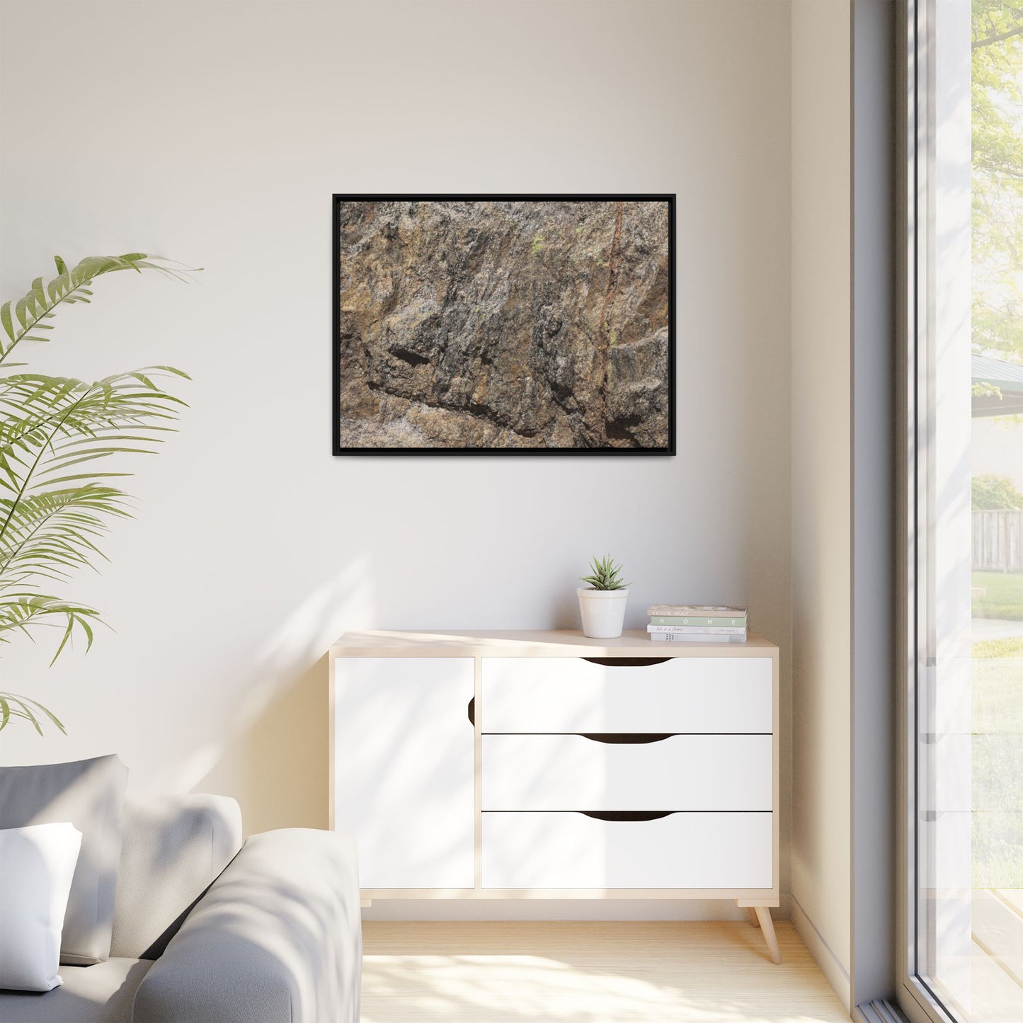 Weathered Time - Unique Stretched Canvas Wall Art