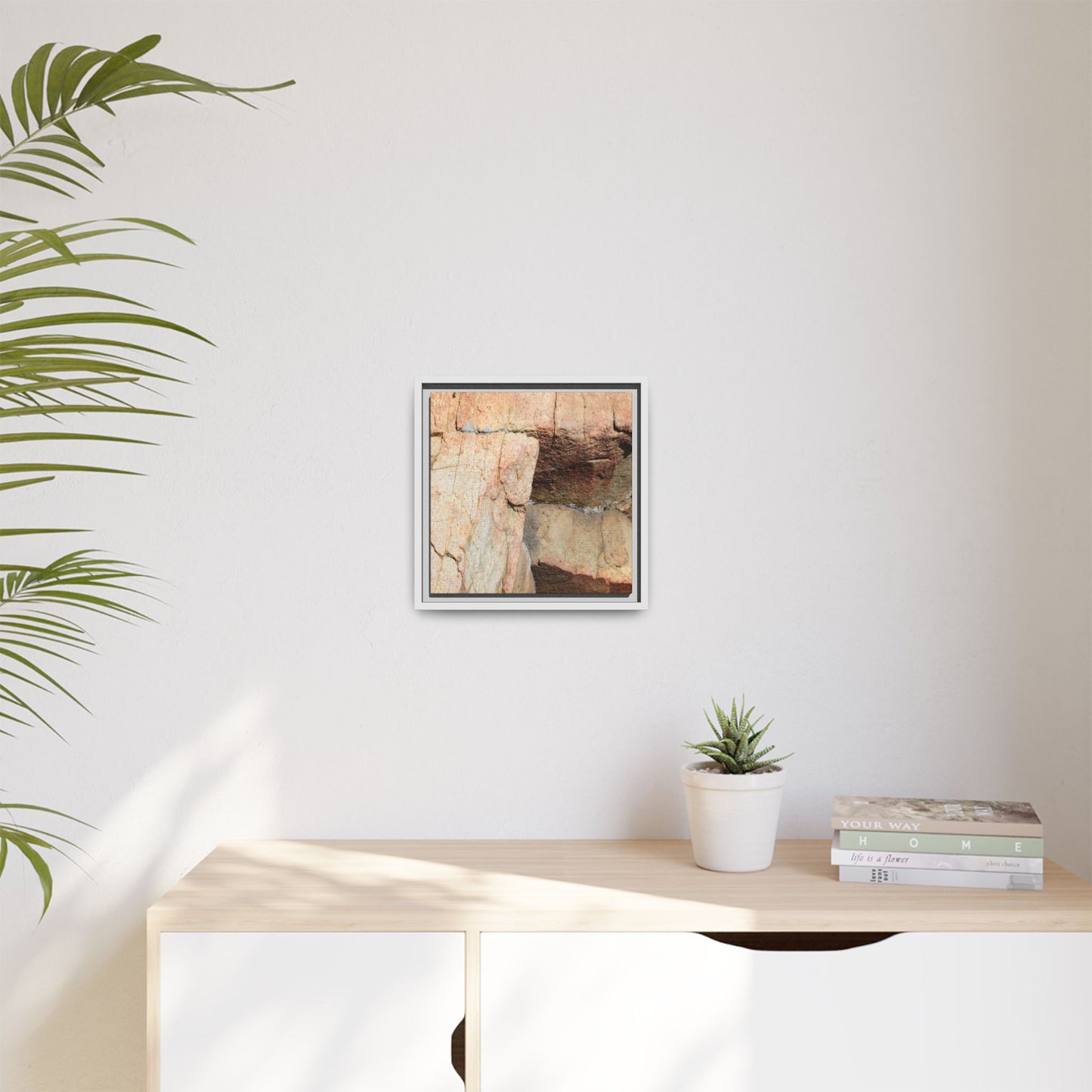Fractured Stone - Unique Stretched Canvas Wall Art