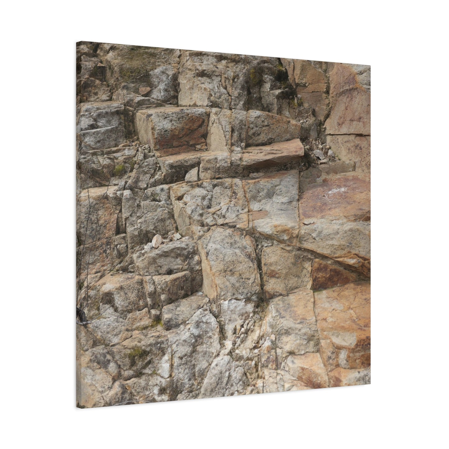 Stone Memories - Unique Frameless Canvas Wall Art