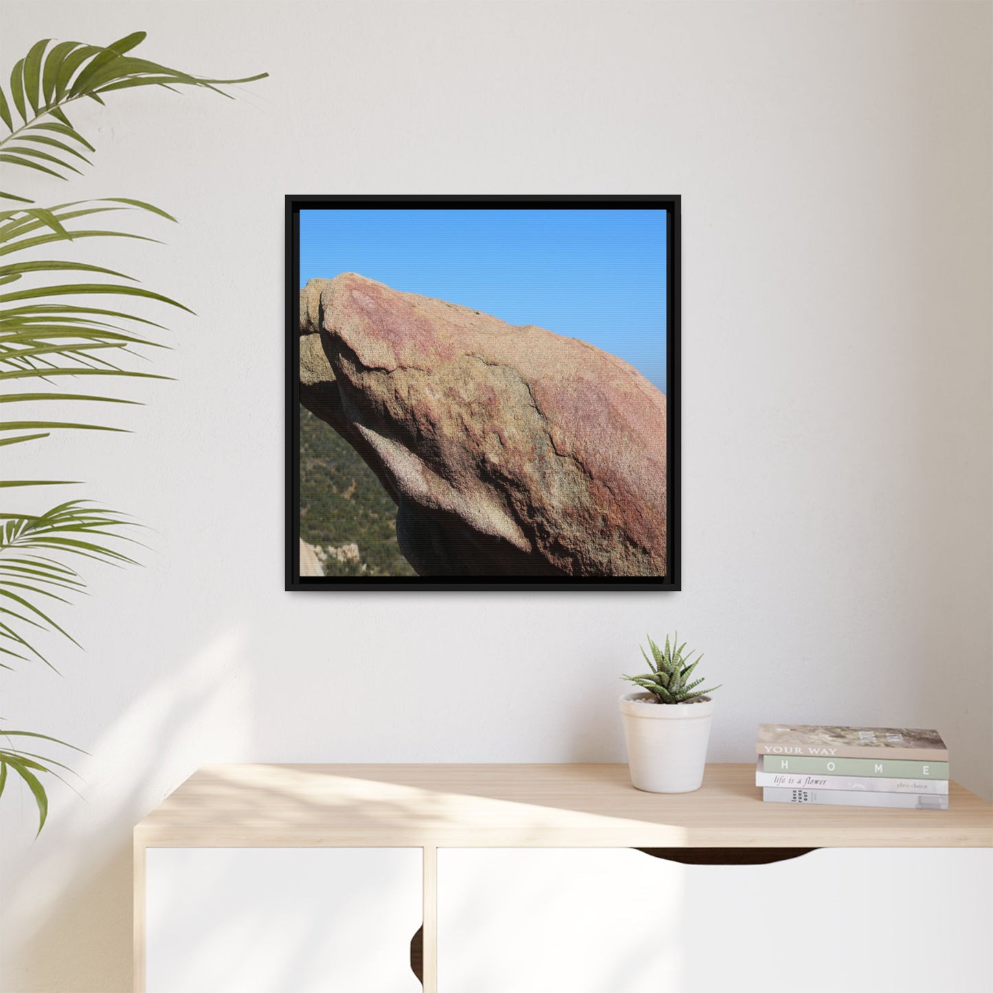 Sleeping Stone - Unique Stretched Canvas Wall Art