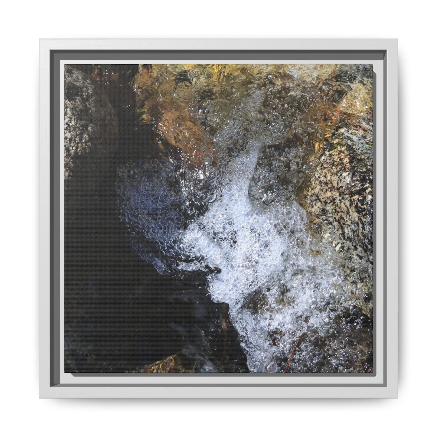 Nature's Turbulence - Unique Stretched Canvas Wall Art