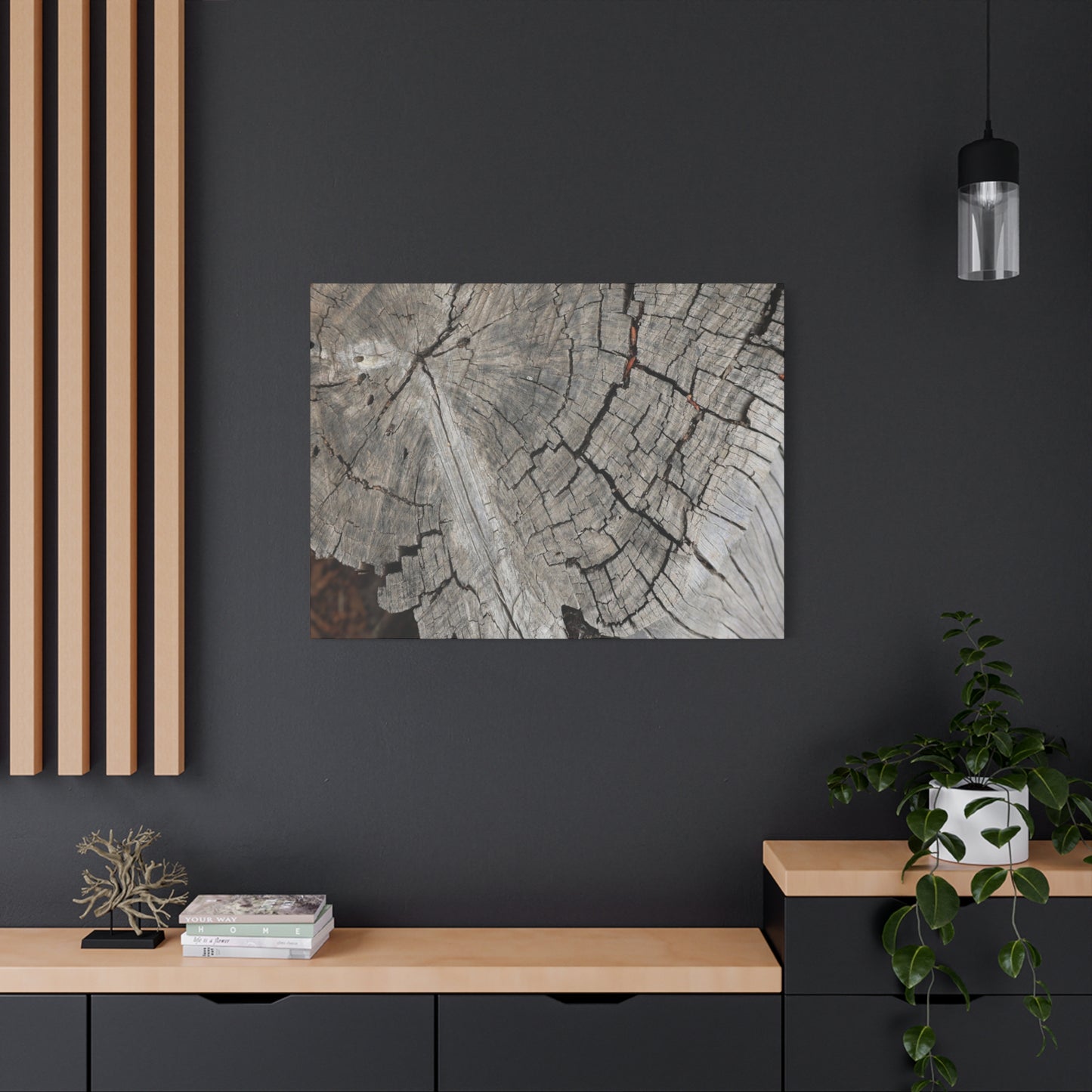 Cracked Memories - Unique Frameless Canvas Wall Art