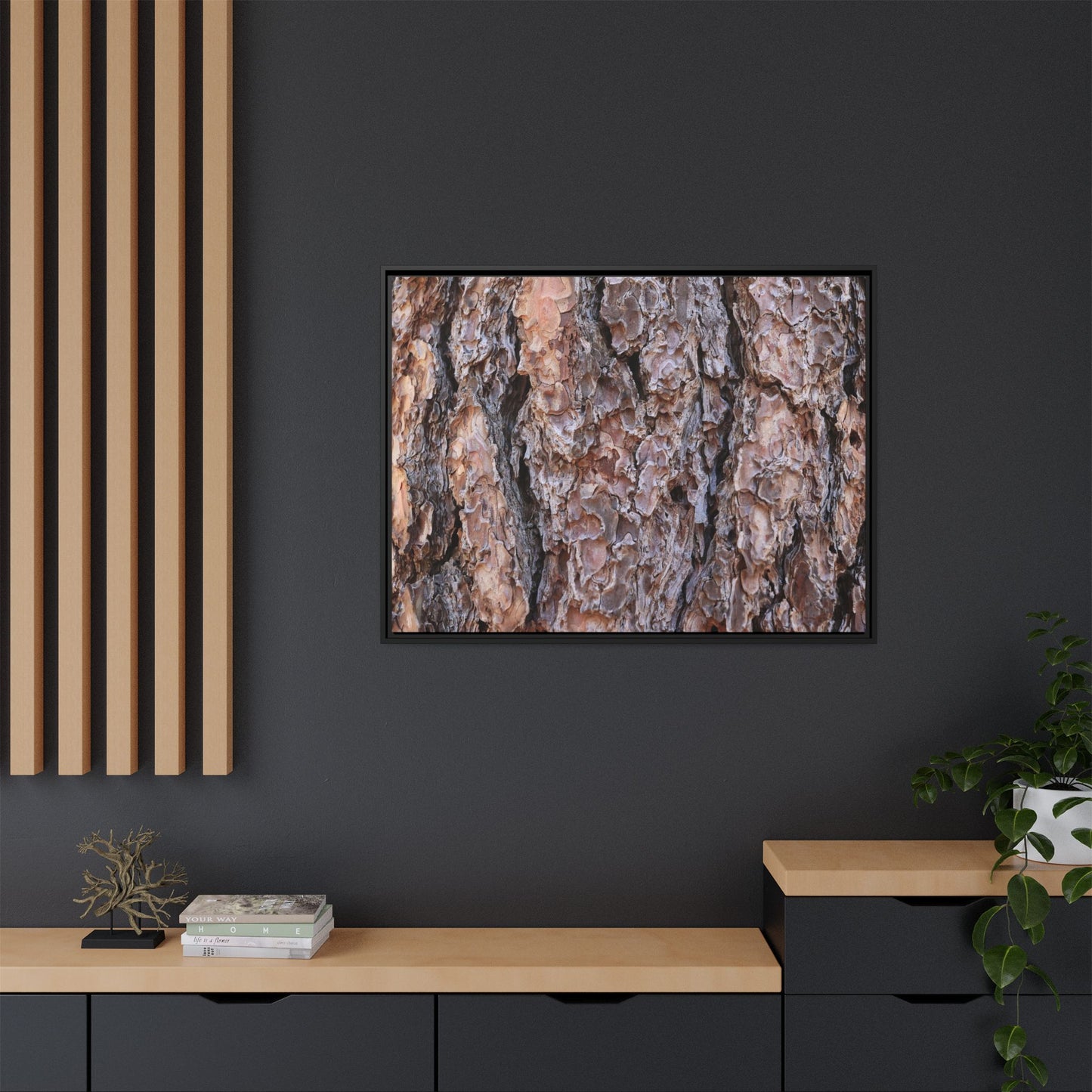 Layered Textures - Unique Stretched Canvas Wall Art