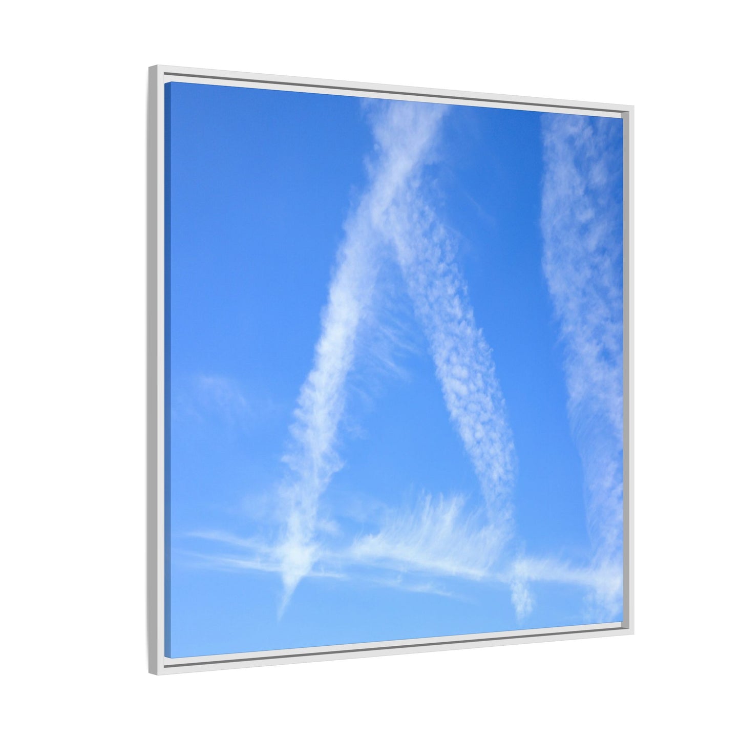 Skyward Whispers - Unique Stretched Canvas Wall Art