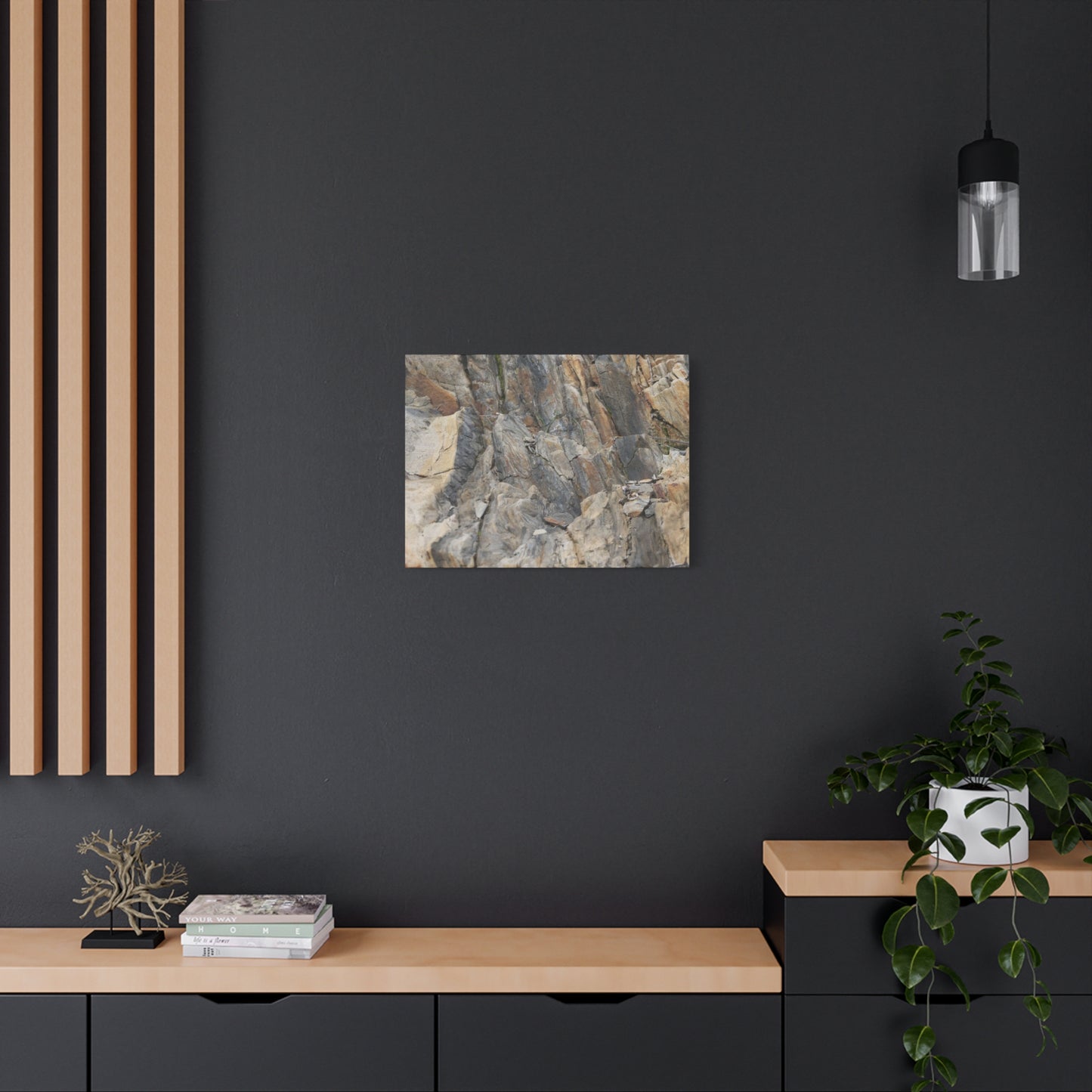 Fractured Memory - Unique Frameless Canvas Wall Art