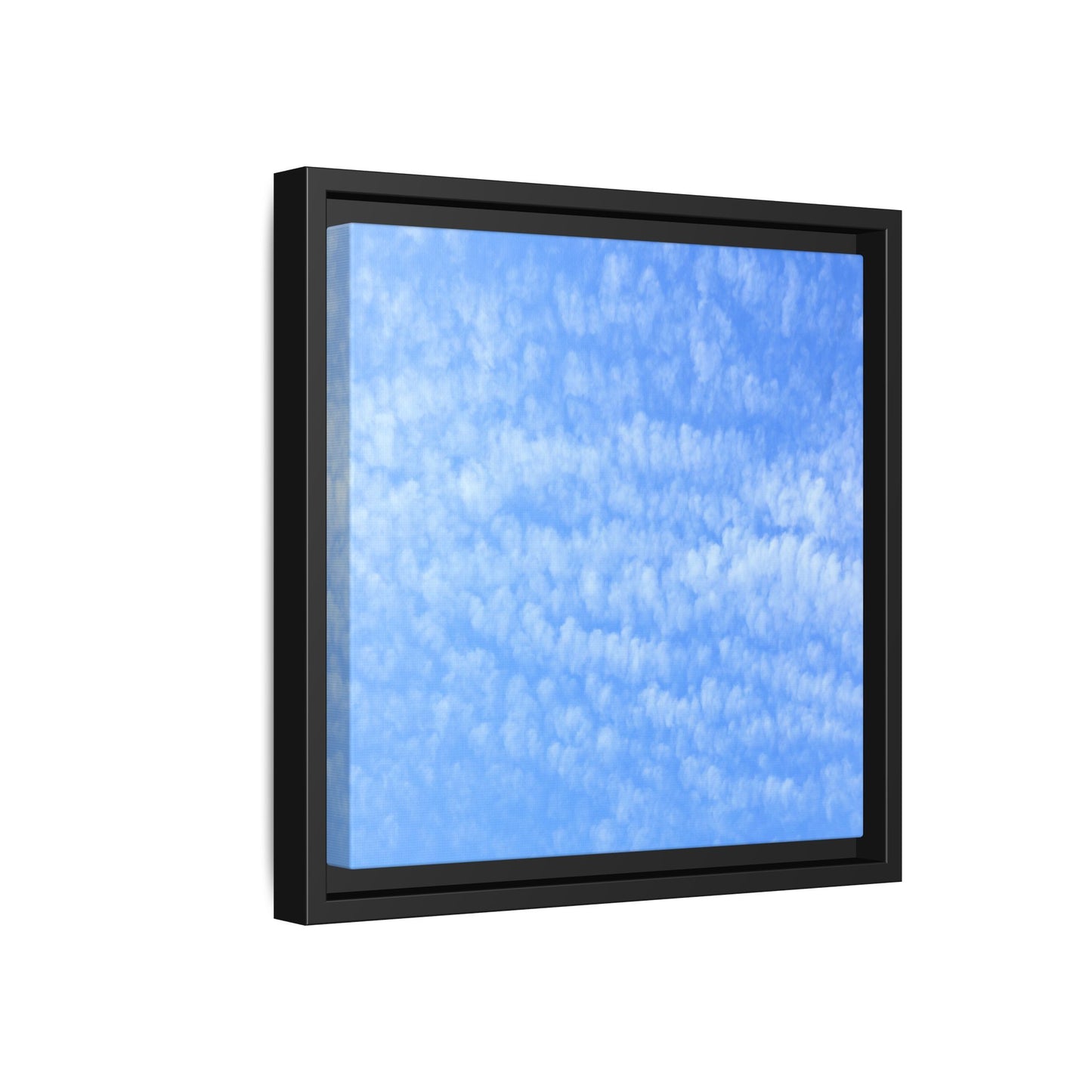 Wispy Blue Dreams - Unique Stretched Canvas Wall Art