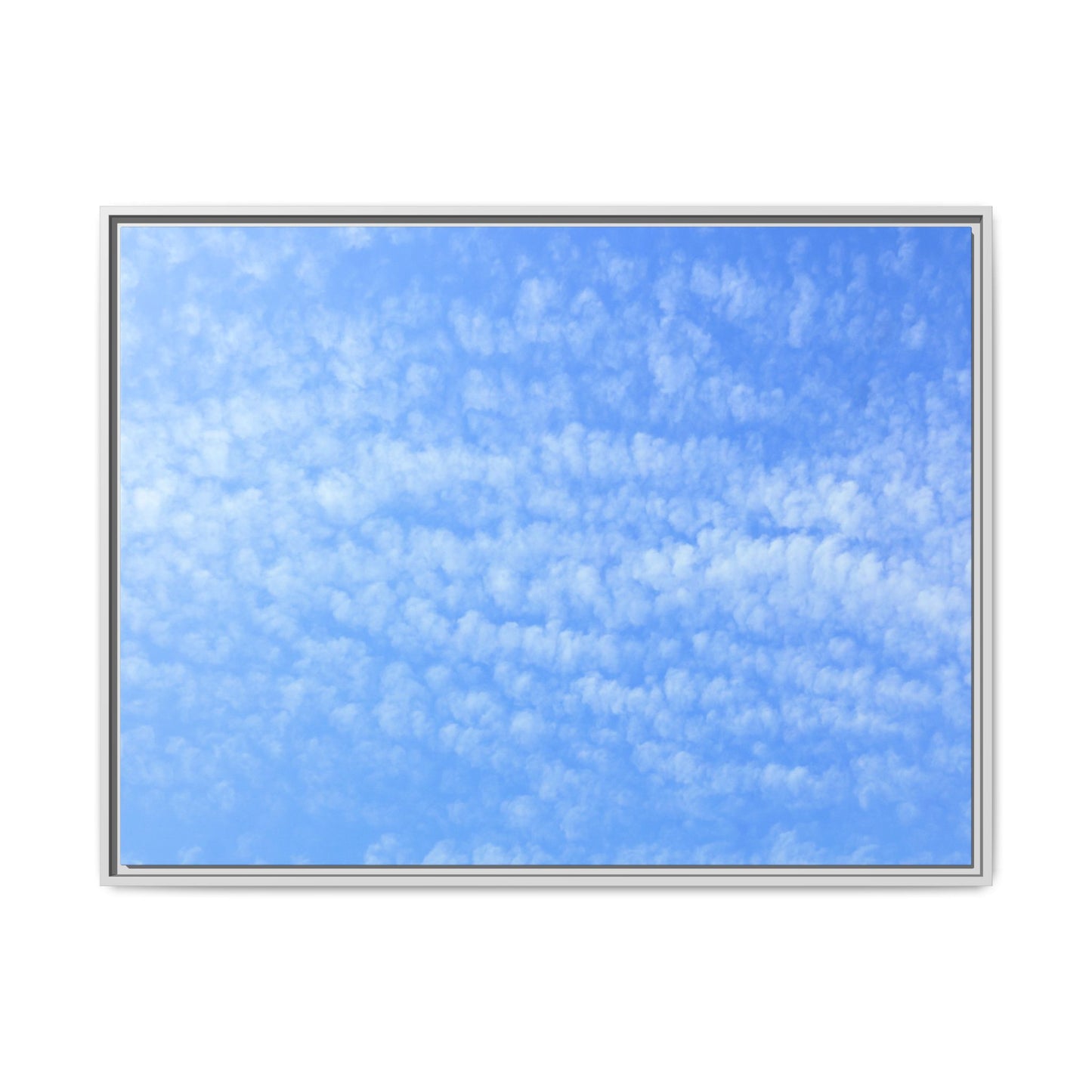 Wispy Blue Dreams - Unique Stretched Canvas Wall Art