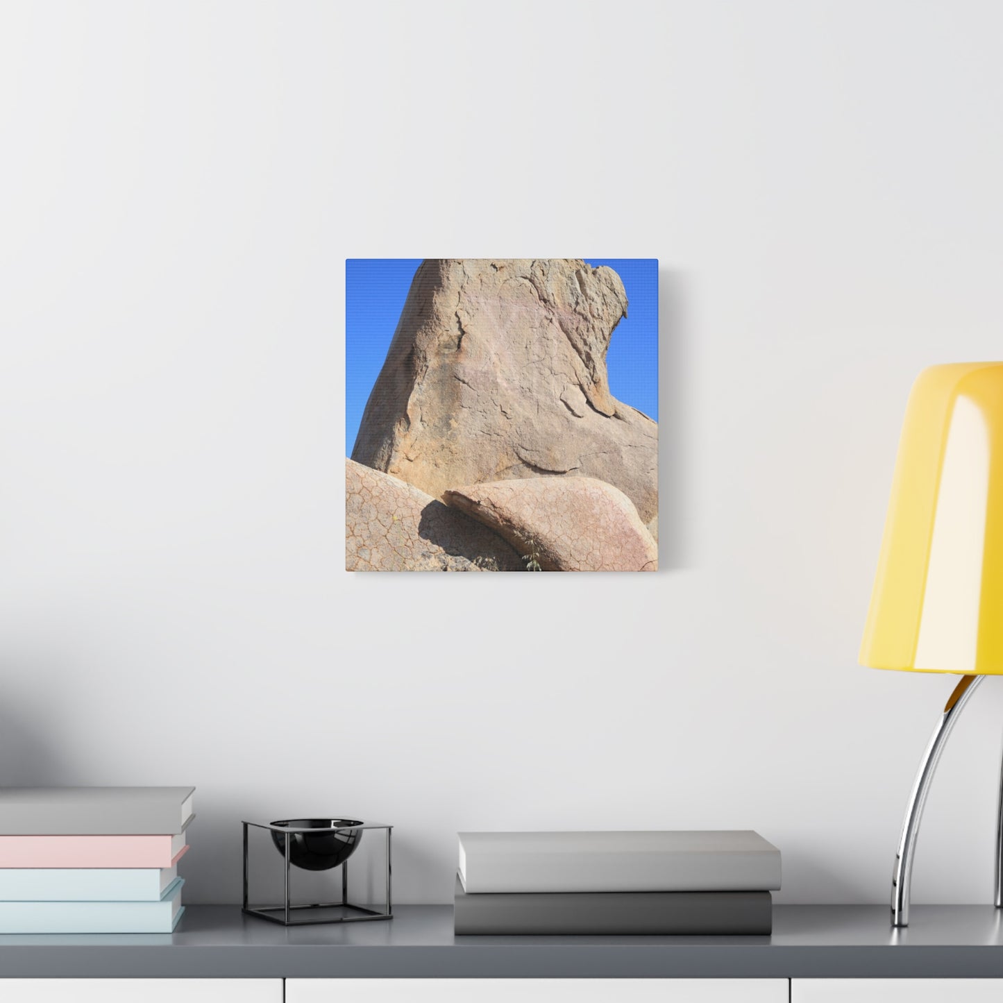 Boulder's Embrace - Unique Frameless Canvas Wall Art