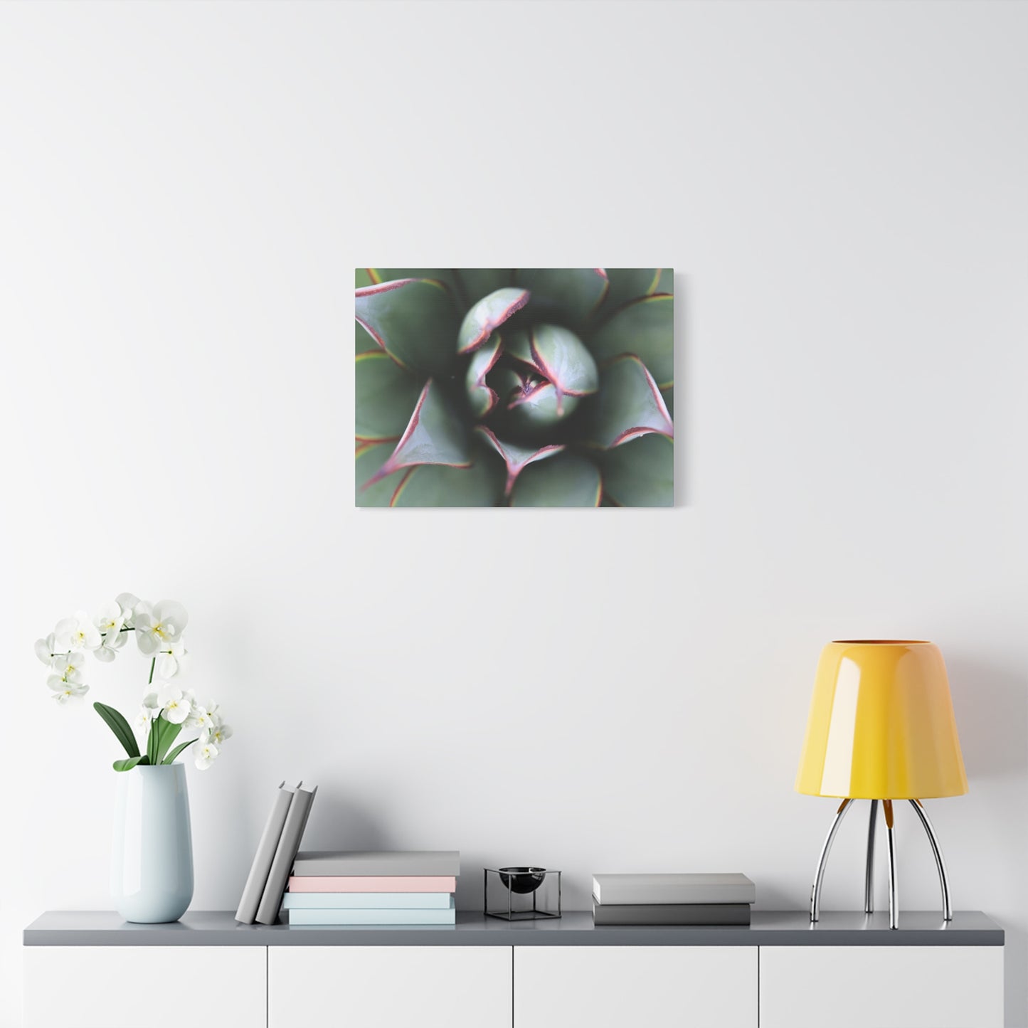 Emerald Spiral - Unique Frameless Canvas Wall Art
