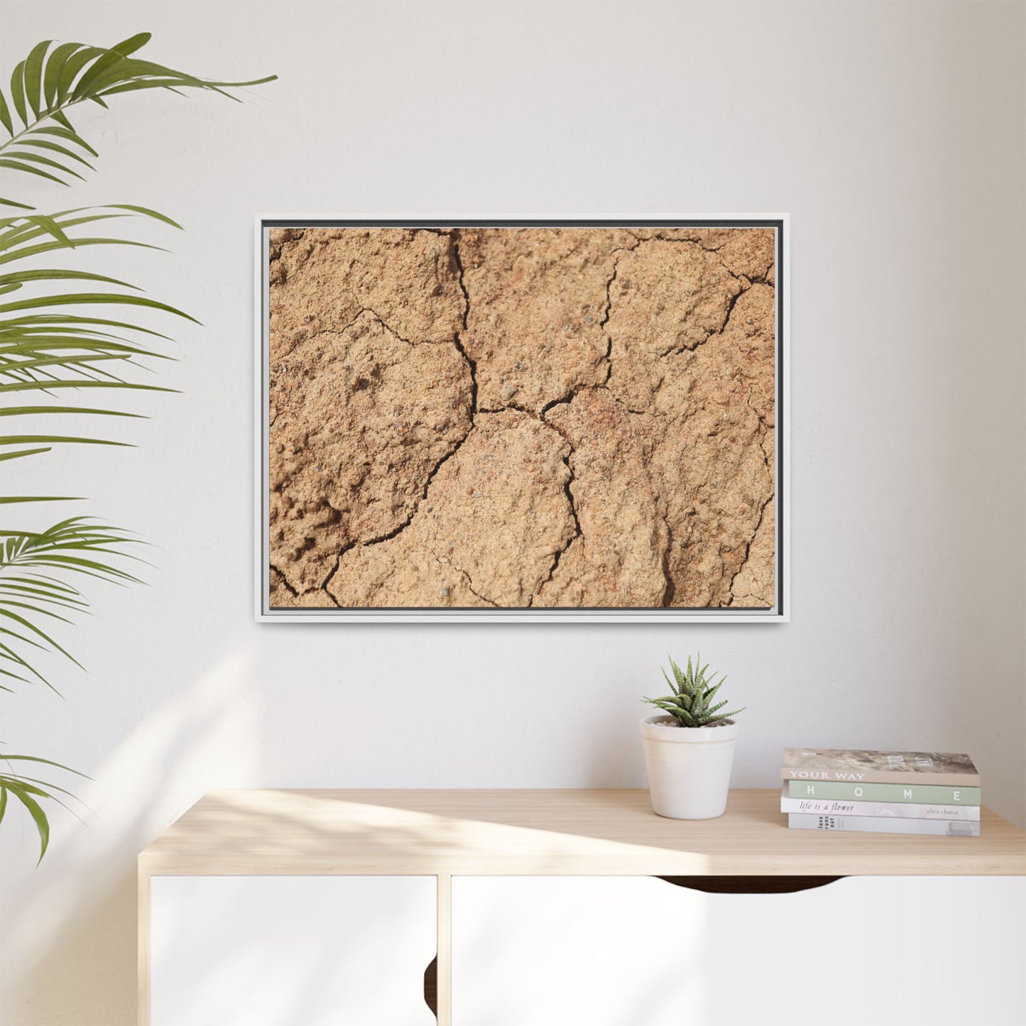 Parched Land - Unique Stretched Canvas Wall Art