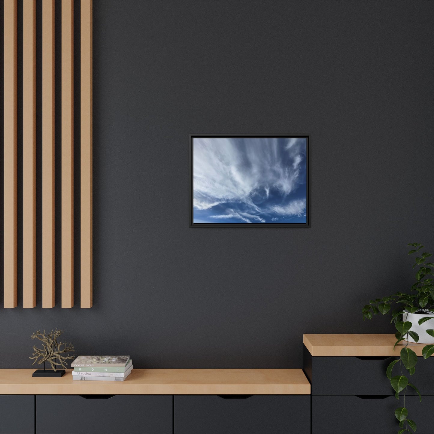 Ethereal Skies - Unique Stretched Canvas Wall Art