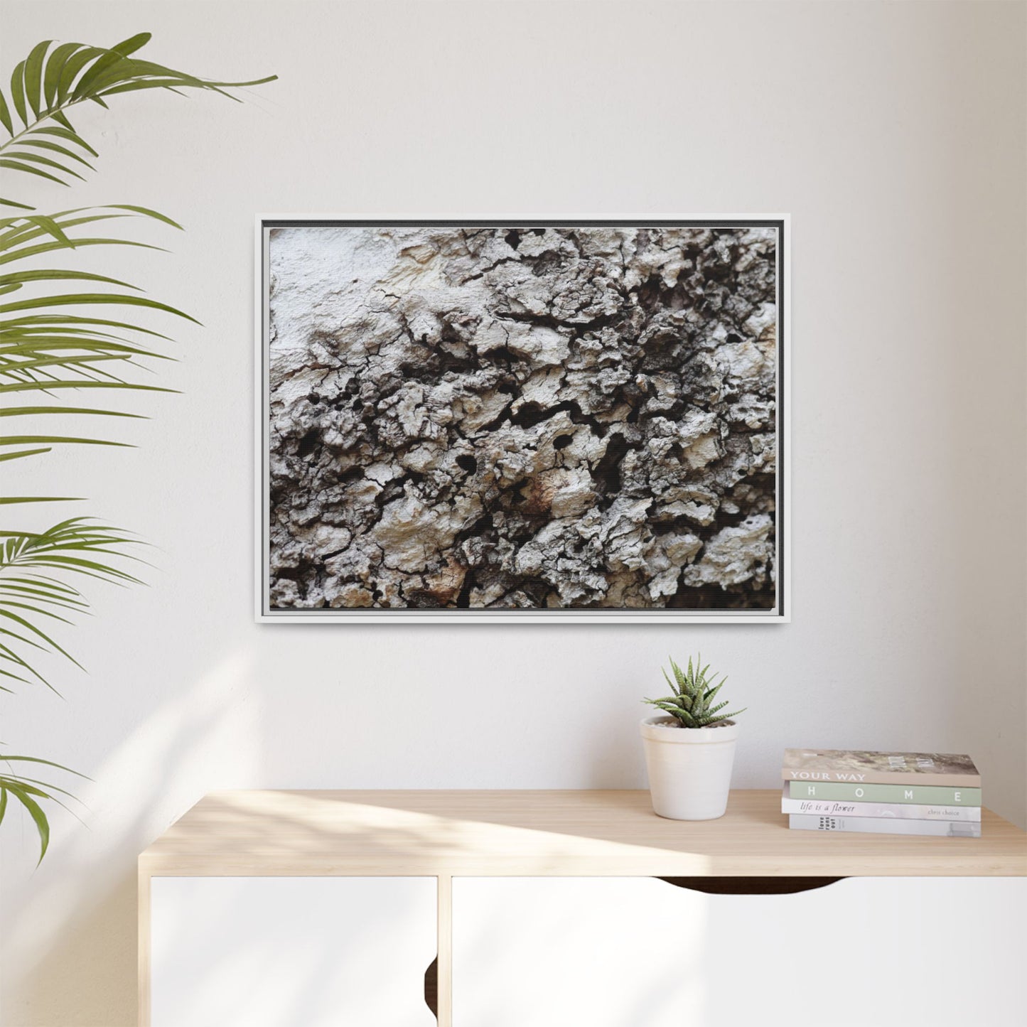 Cracked Terrain - Unique Stretched Canvas Wall Art