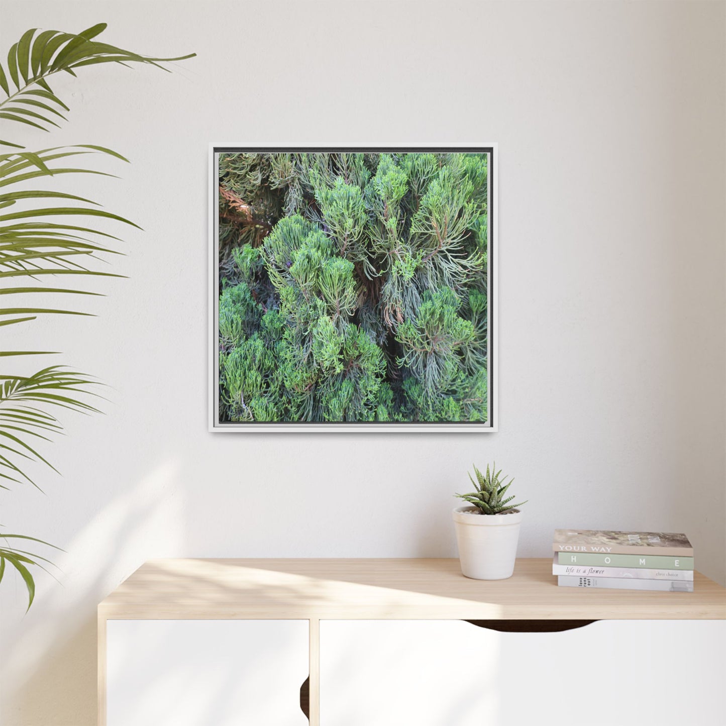 Verdant Whispers - Unique Stretched Canvas Wall Art