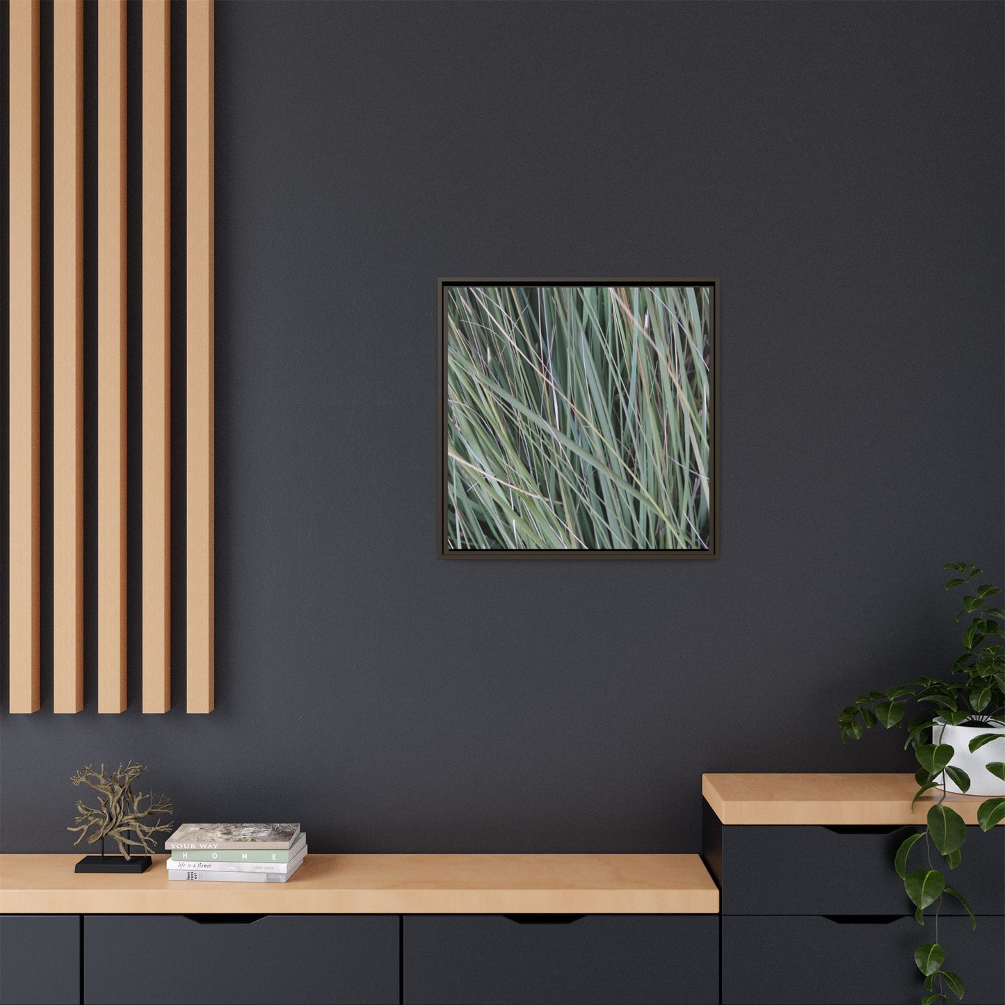Grassland Symphony - Unique Stretched Canvas Wall Art